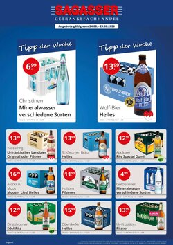 Sagasser Prospekt (ab 24.08.2026) zum Blättern