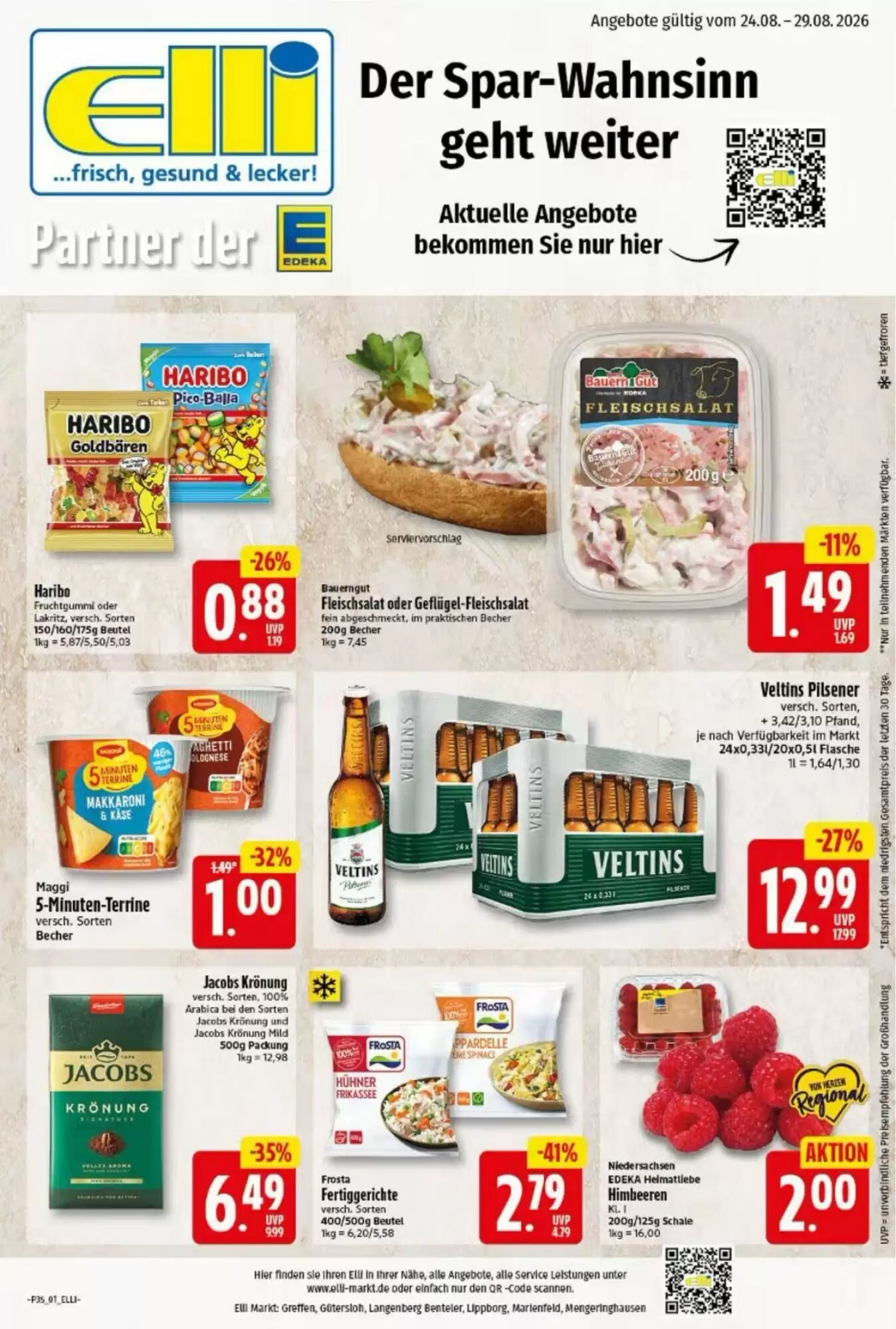 Elli Markt Prospekt (ab 24.08.2026) zum Blättern - Seite 1