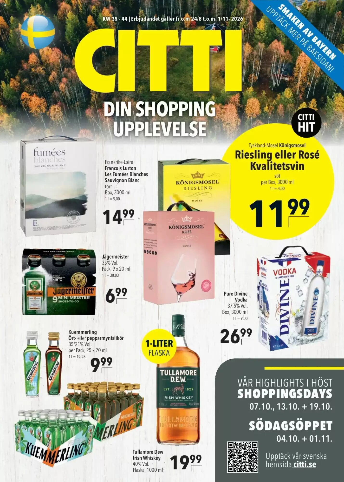 CITTI Markt Prospekt (ab 24.08.2026) zum Blättern - Seite 1