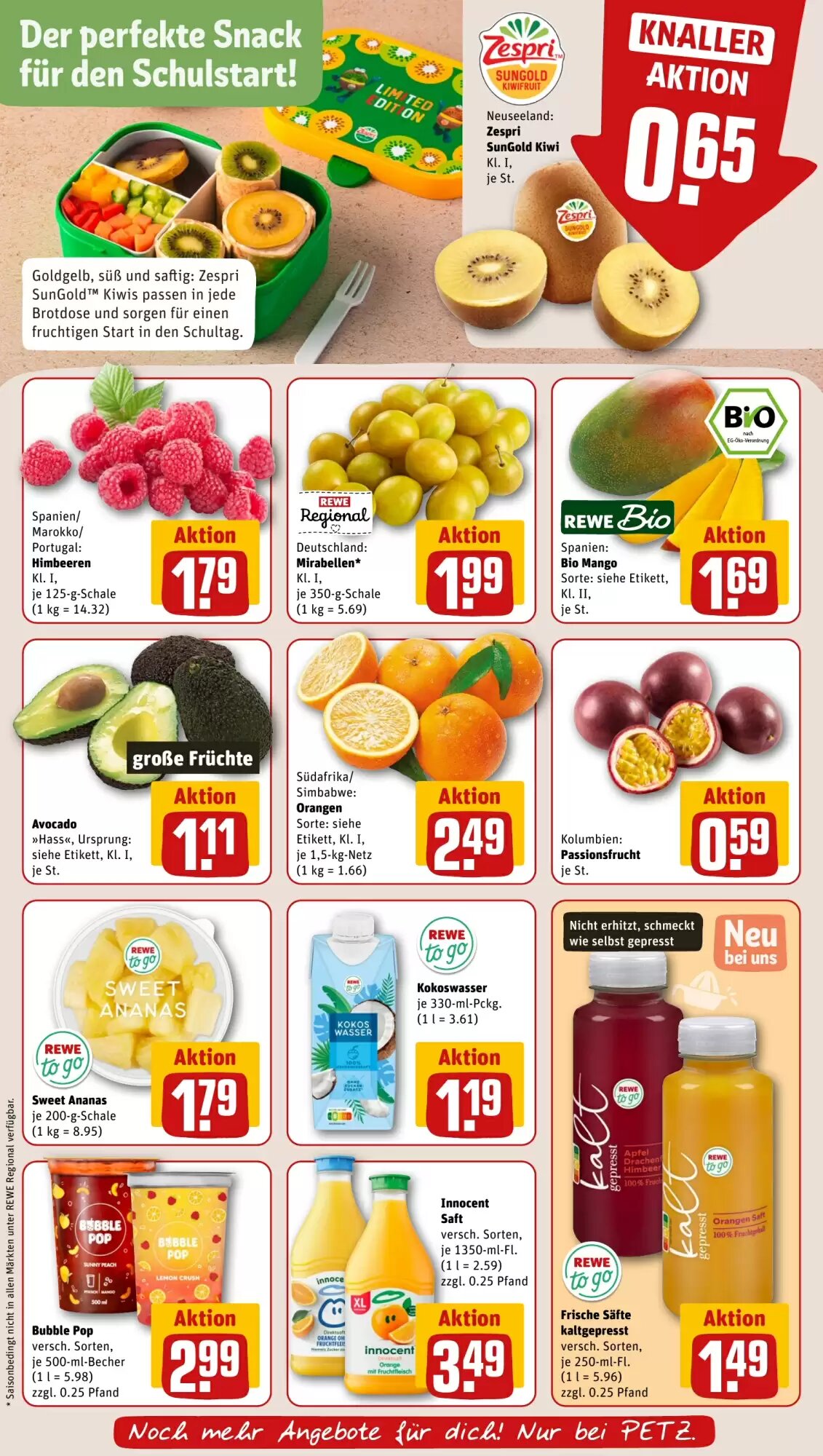 REWE PETZ Prospekt (ab 24.08.2026) zum Blättern - Seite 6
