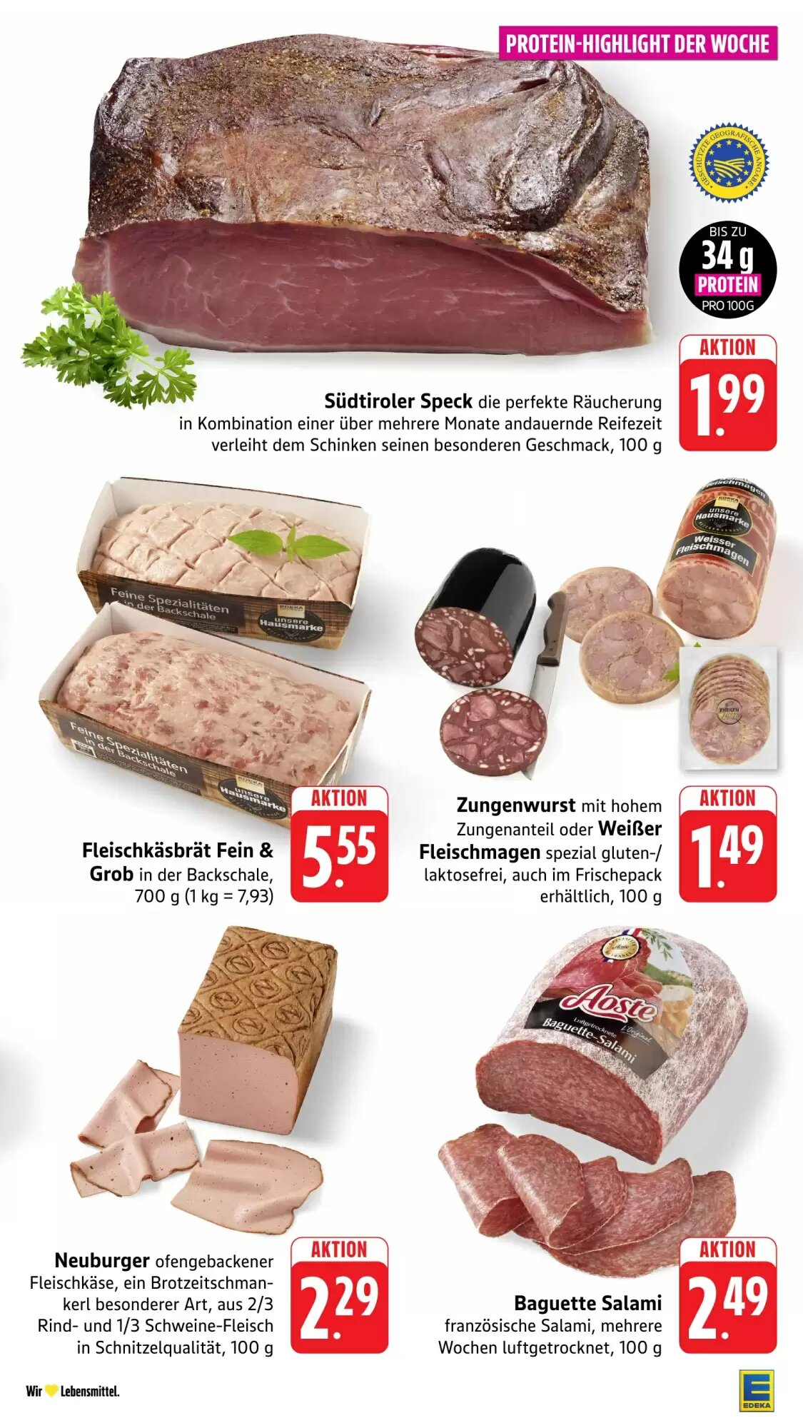 EDEKA Berger Prospekt (ab 24.08.2026) zum Blättern - Seite 7