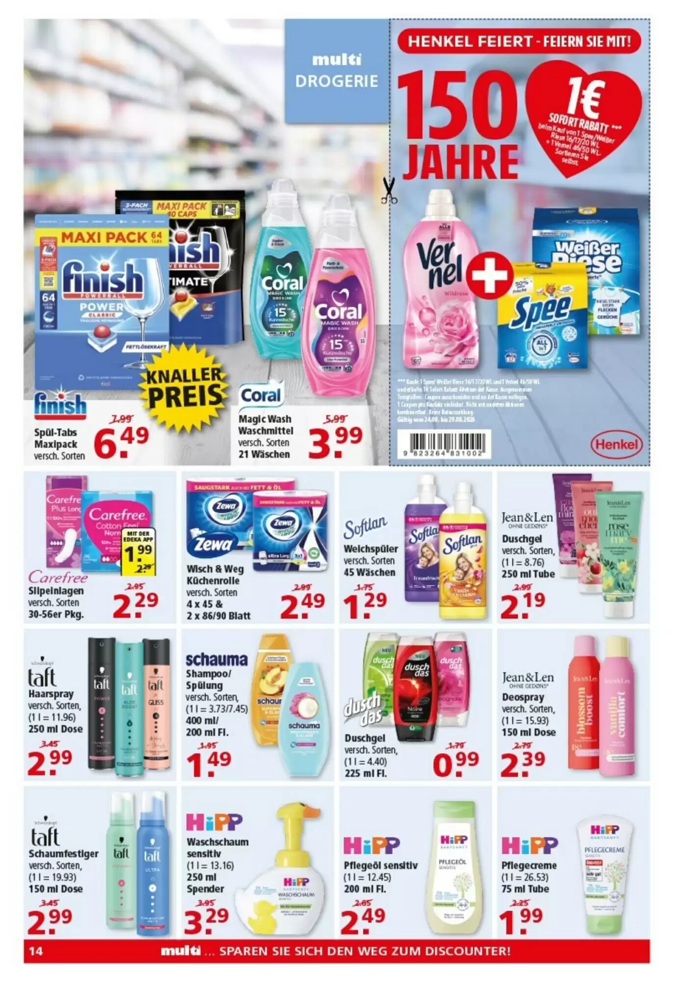 Multi Markt Prospekt (ab 24.08.2026) zum Blättern - Seite 14