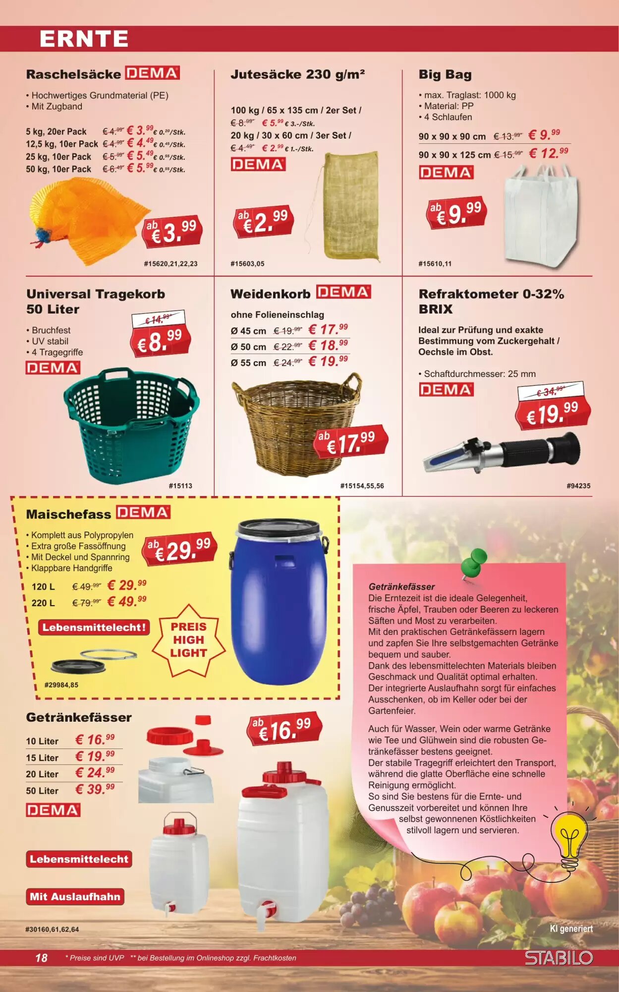 Stabilo Fachmarkt Prospekt (ab 26.08.2026) zum Blättern - Seite 18