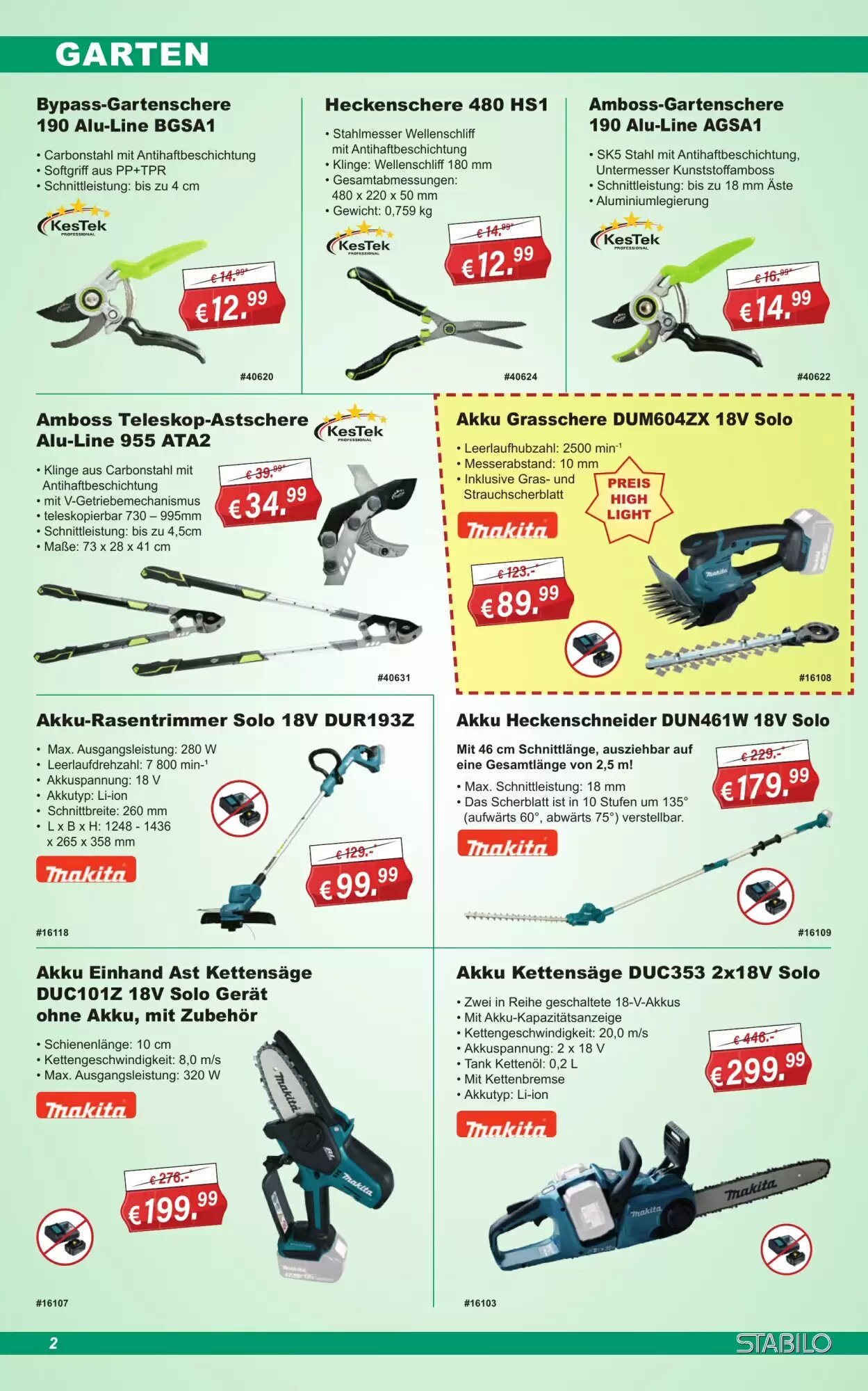 Stabilo Fachmarkt Prospekt (ab 26.08.2026) zum Blättern - Seite 2