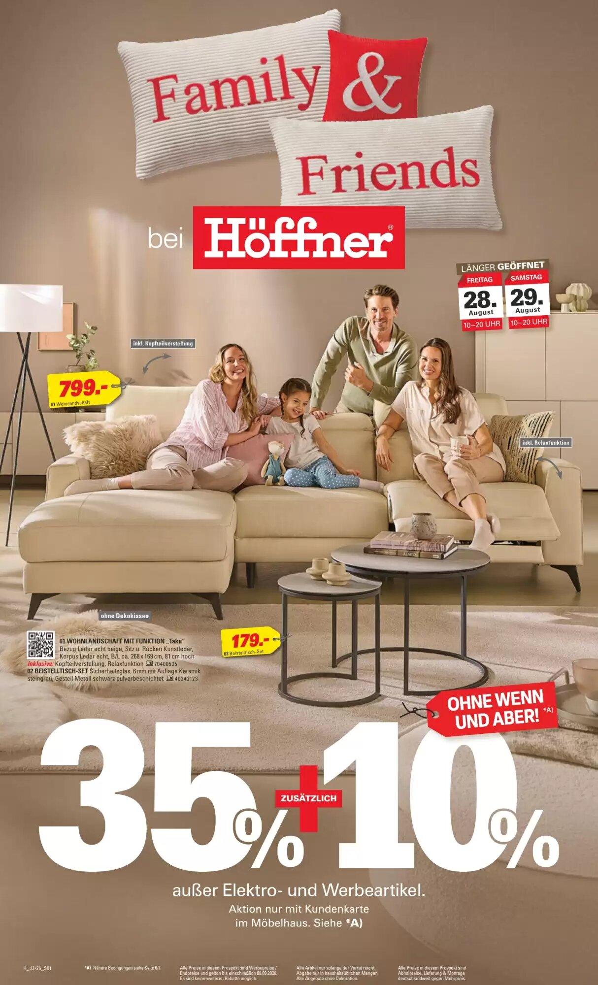 Höffner Prospekt (ab 26.08.2026) zum Blättern - Seite 1