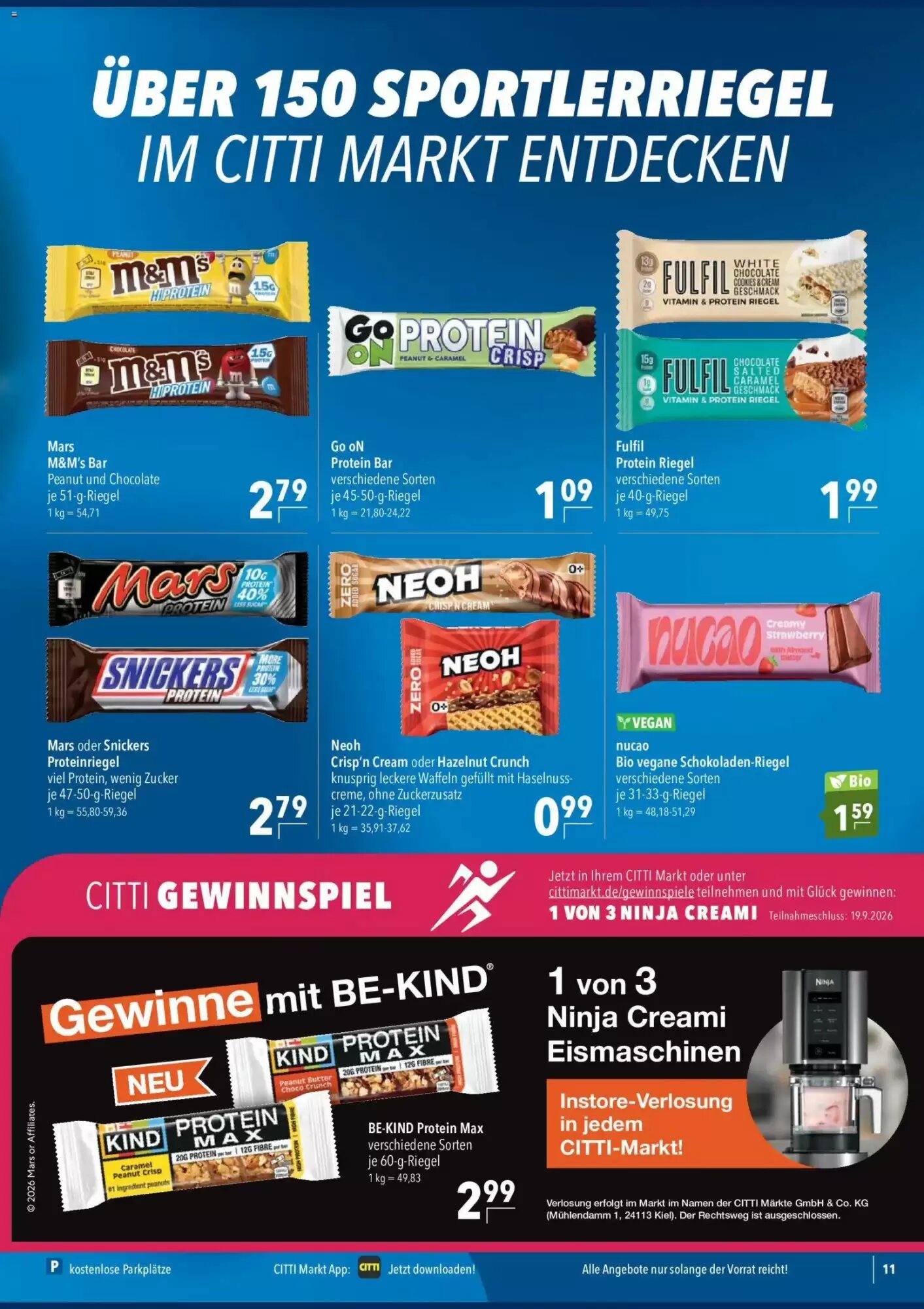 CITTI Markt Prospekt (ab 26.08.2026) zum Blättern - Seite 11