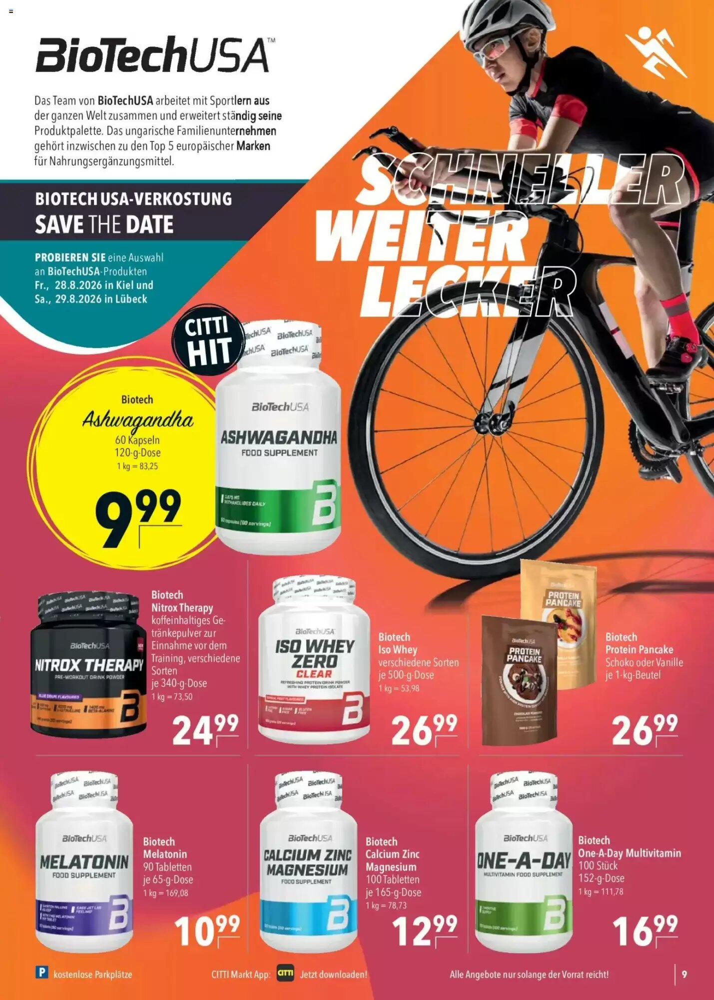 CITTI Markt Prospekt (ab 26.08.2026) zum Blättern - Seite 9