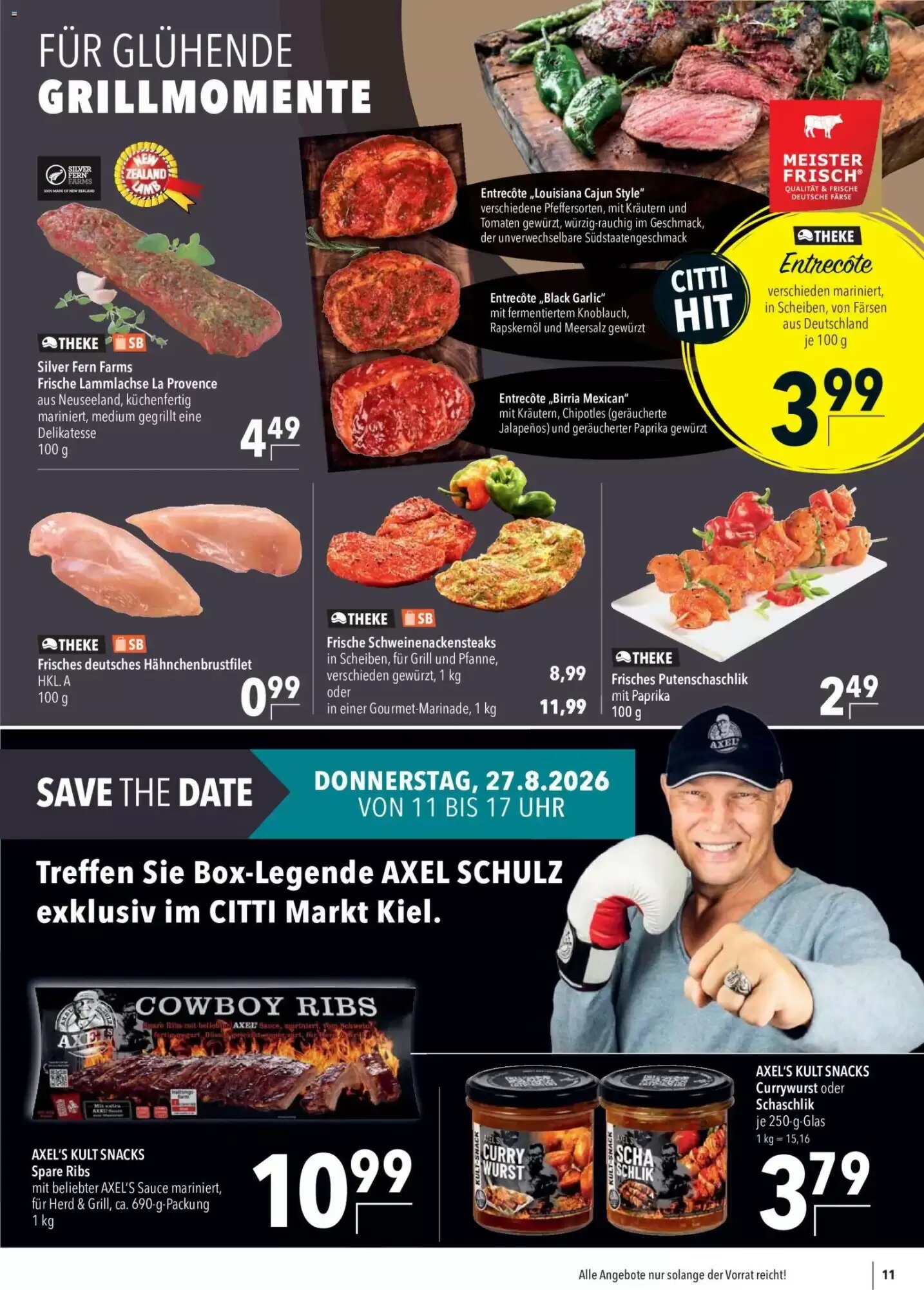 CITTI Markt Prospekt (ab 26.08.2026) zum Blättern - Seite 11