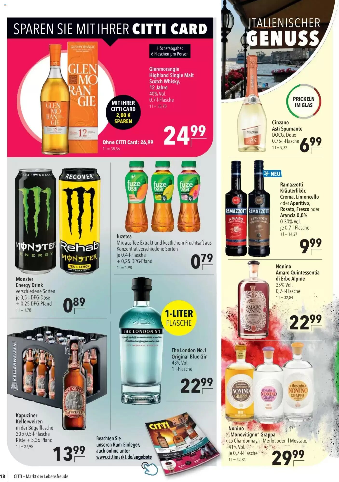 CITTI Markt Prospekt (ab 26.08.2026) zum Blättern - Seite 18