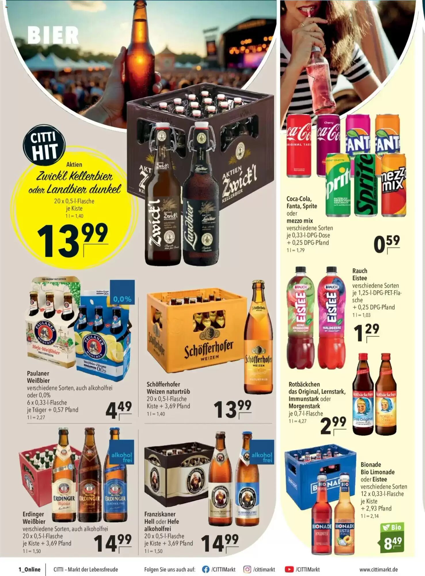 CITTI Markt Prospekt (ab 26.08.2026) zum Blättern - Seite 20