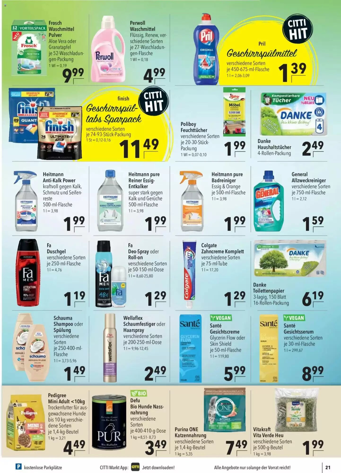 CITTI Markt Prospekt (ab 26.08.2026) zum Blättern - Seite 23