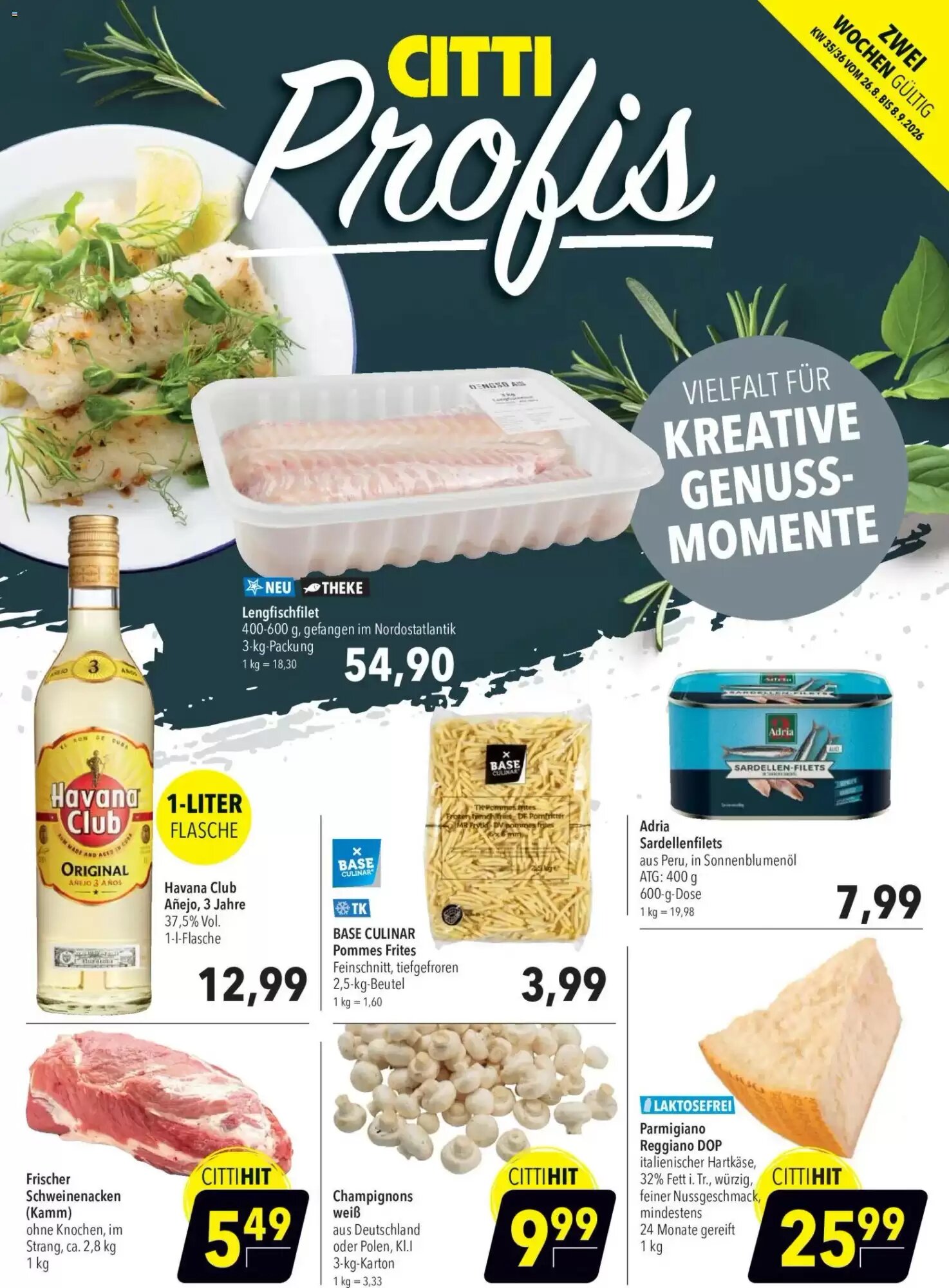 CITTI Markt Prospekt (ab 26.08.2026) zum Blättern - Seite 1