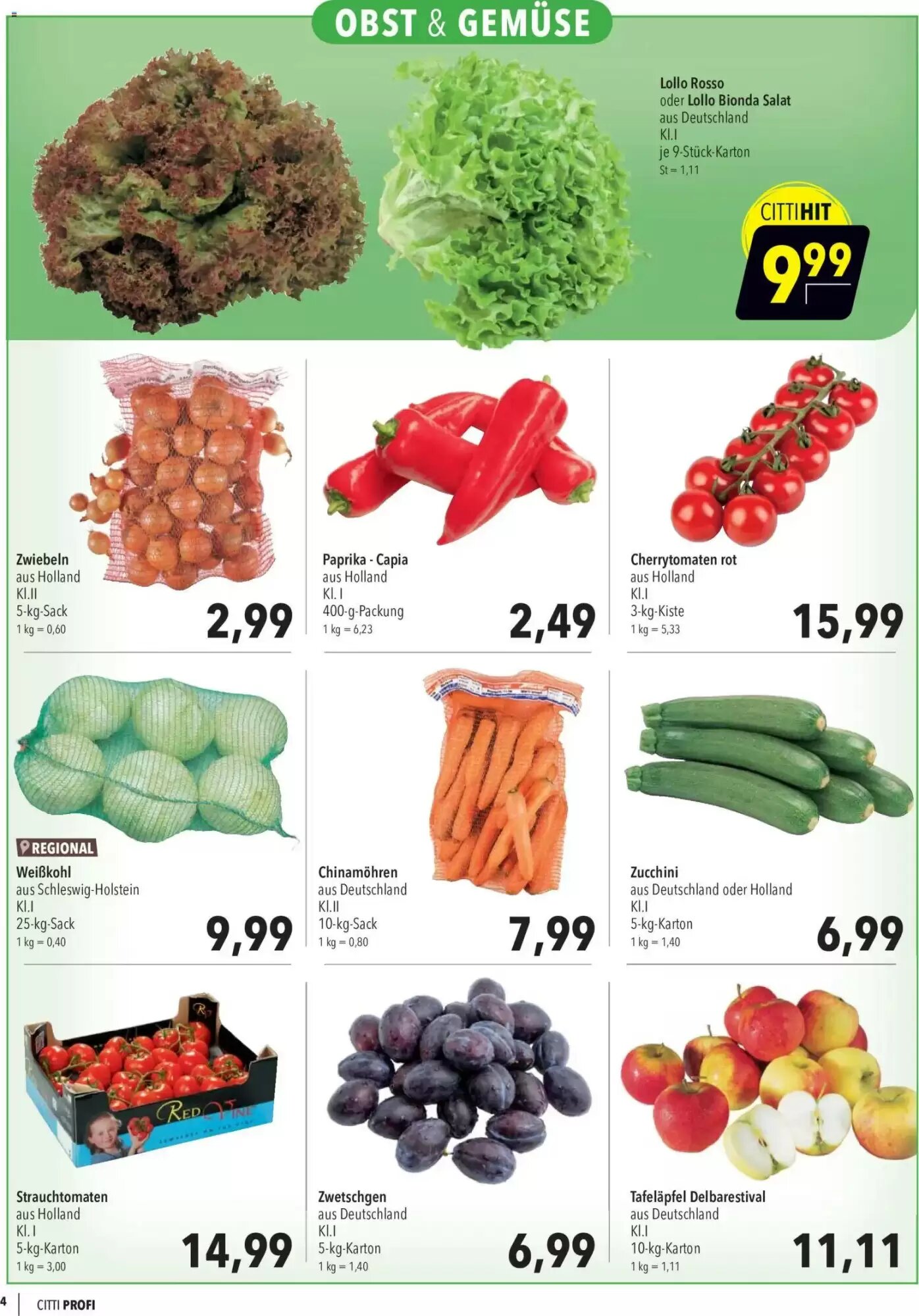 CITTI Markt Prospekt (ab 26.08.2026) zum Blättern - Seite 4