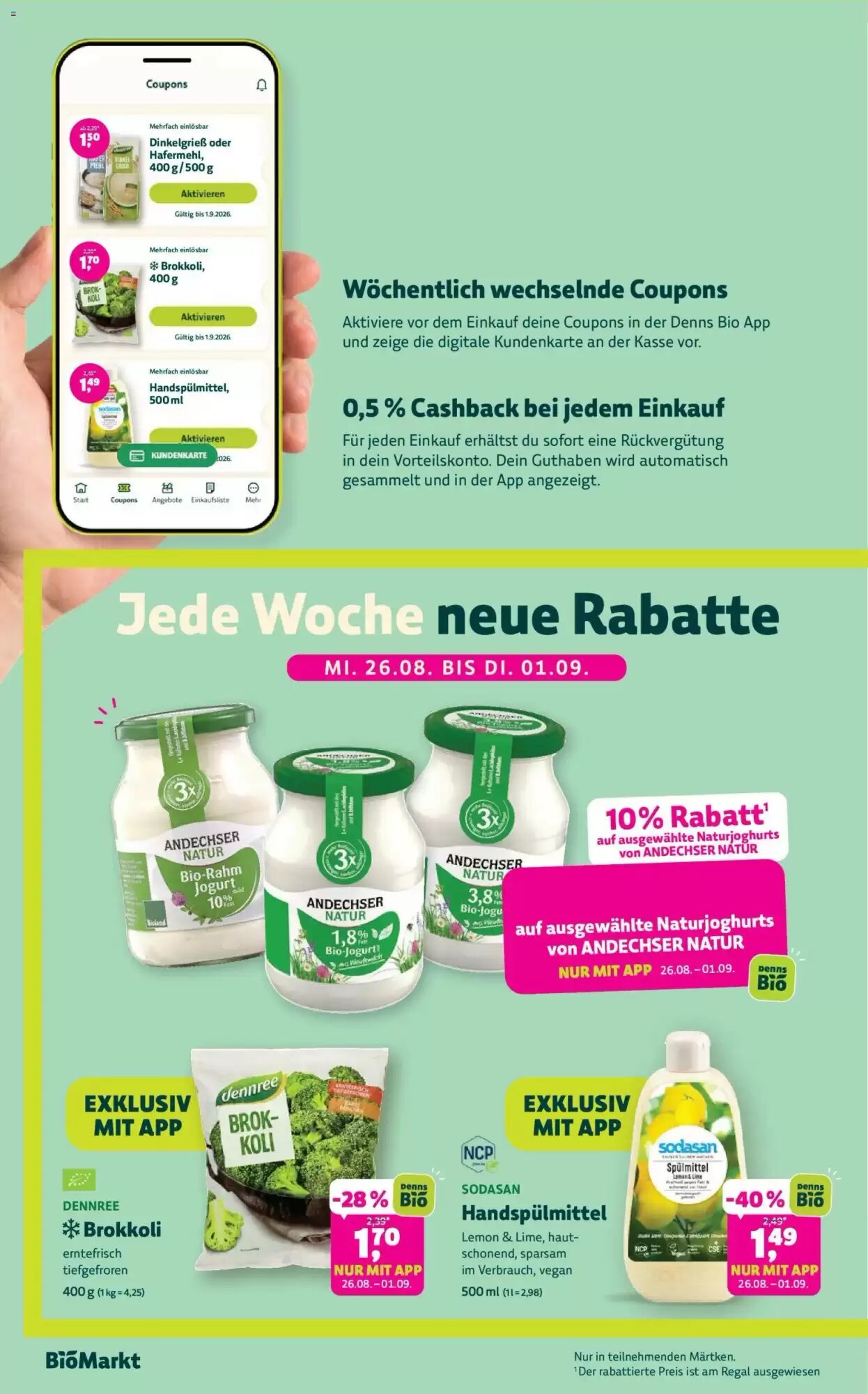 Biomarkt Prospekt (ab 26.08.2026) zum Blättern - Seite 2
