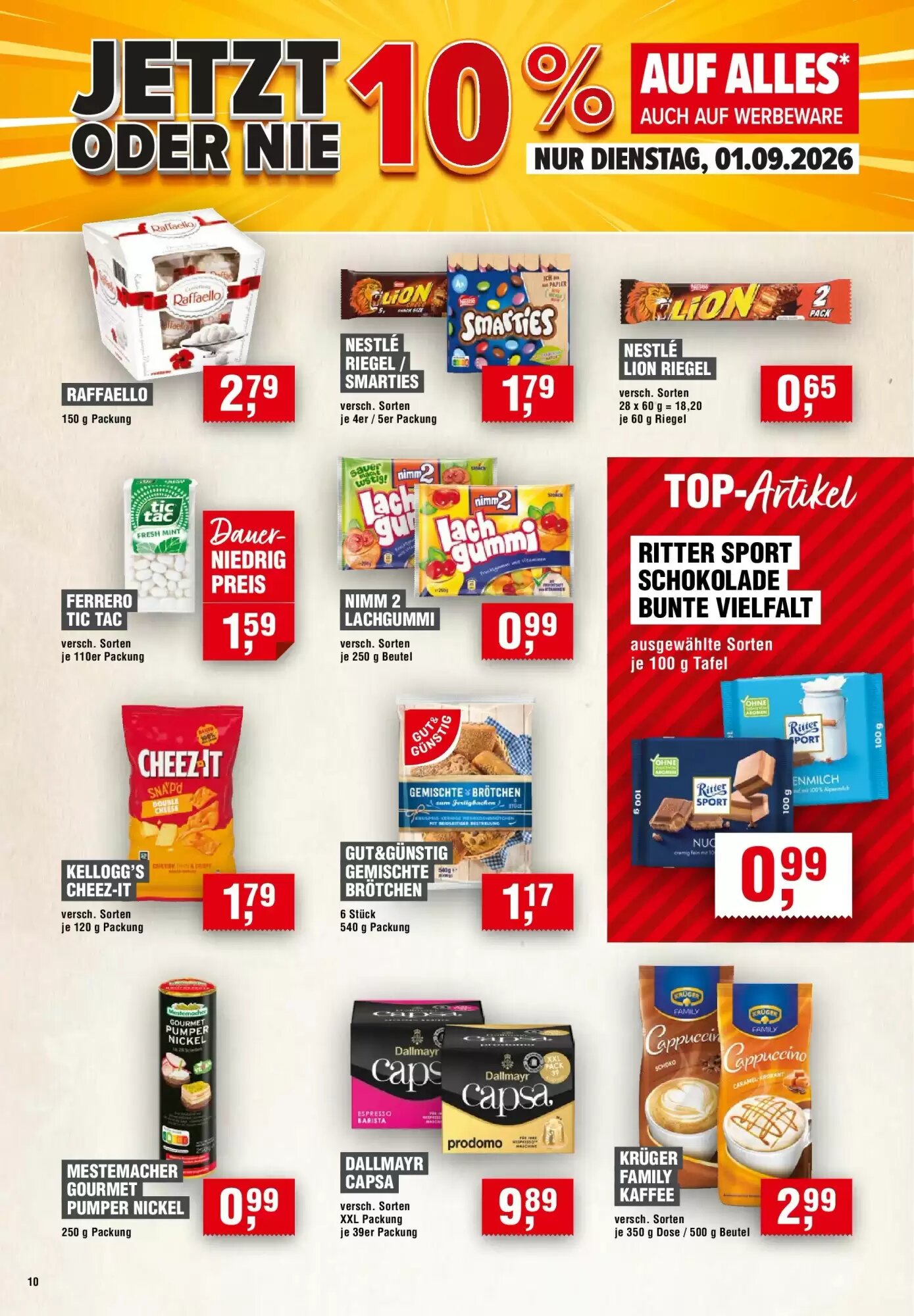 EDEKA Foodservice Prospekt (ab 26.08.2026) zum Blättern - Seite 10