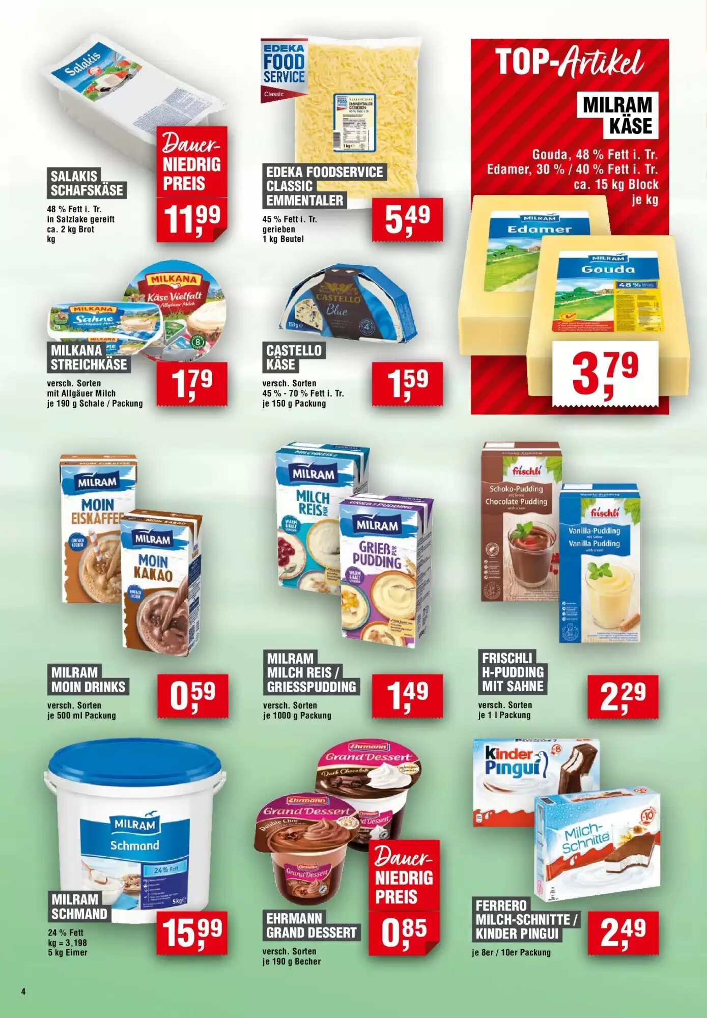 EDEKA Foodservice Prospekt (ab 26.08.2026) zum Blättern - Seite 4