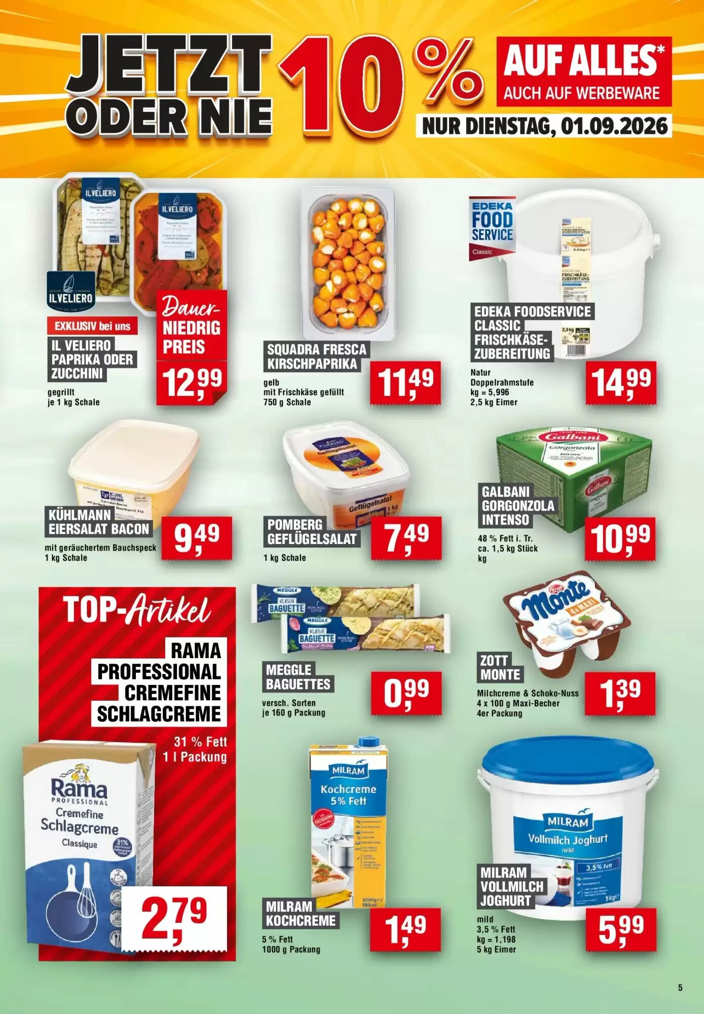 EDEKA Foodservice Prospekt (ab 26.08.2026) zum Blättern - Seite 5