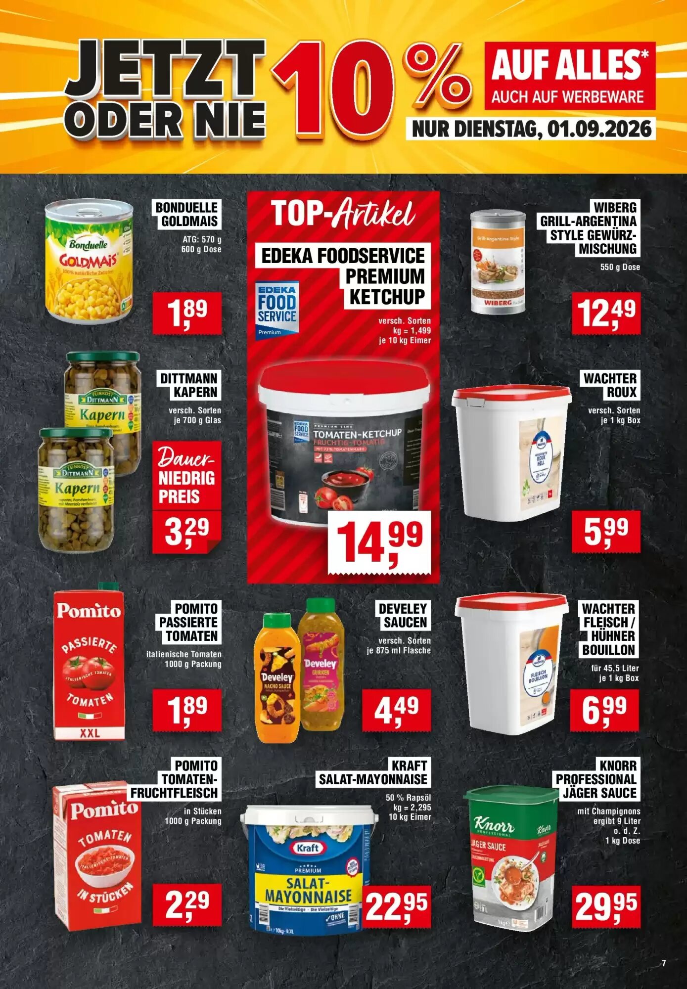 EDEKA Foodservice Prospekt (ab 26.08.2026) zum Blättern - Seite 7