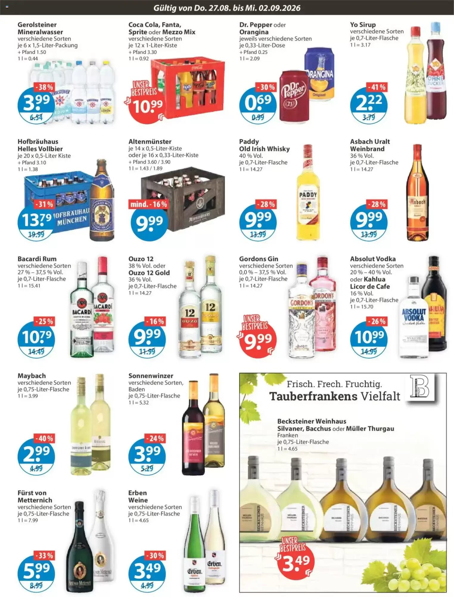 V Markt Prospekt (ab 27.08.2026) zum Blättern - Seite 9