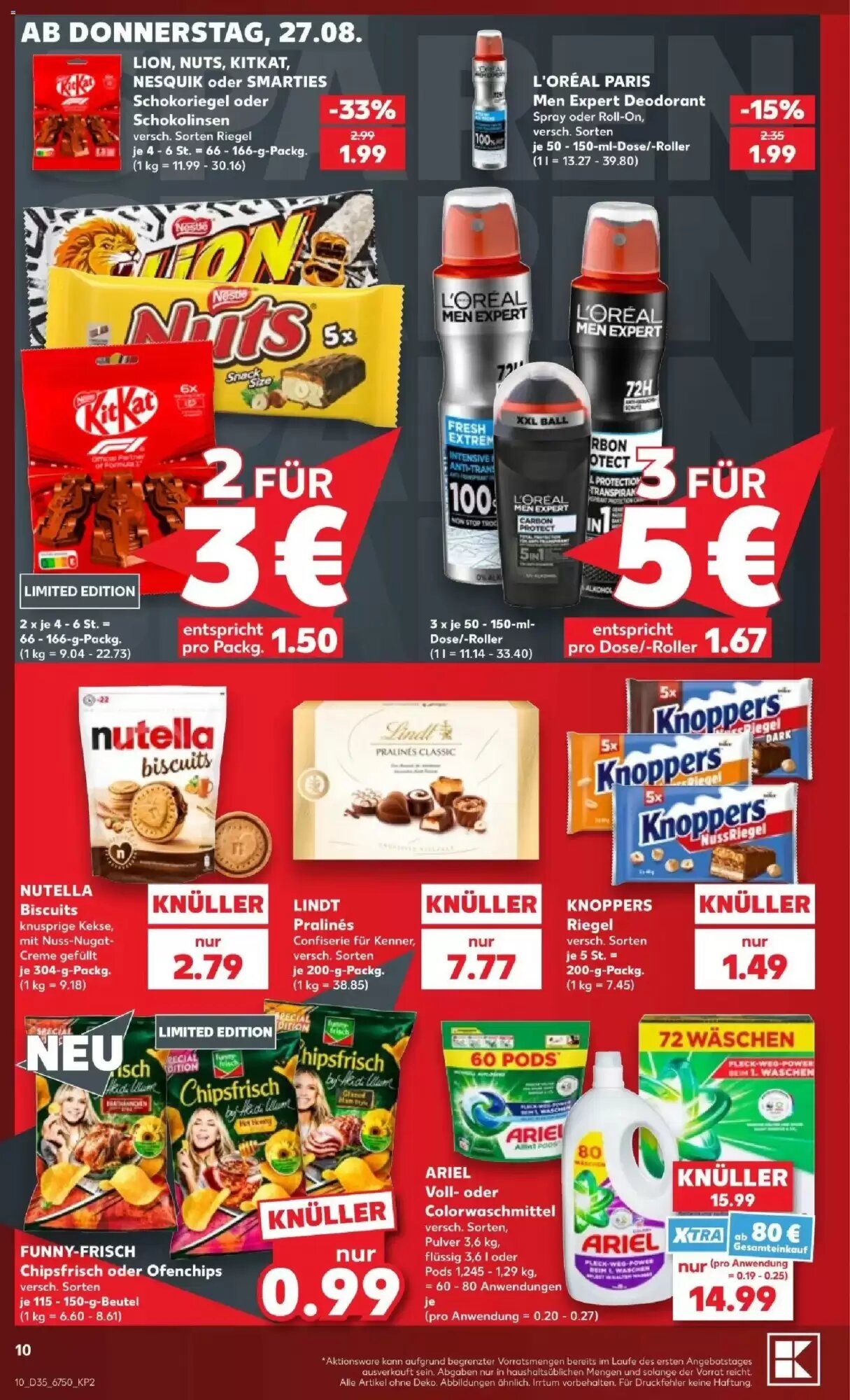 Kaufland Prospekt (ab 27.08.2026) zum Blättern - Seite 10