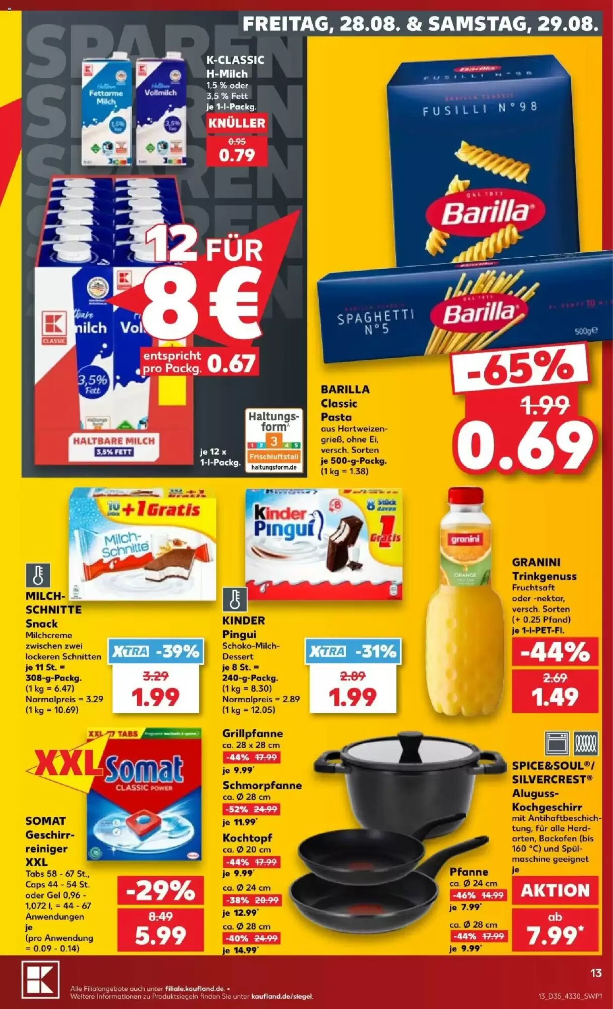 Kaufland Prospekt (ab 27.08.2026) zum Blättern - Seite 13