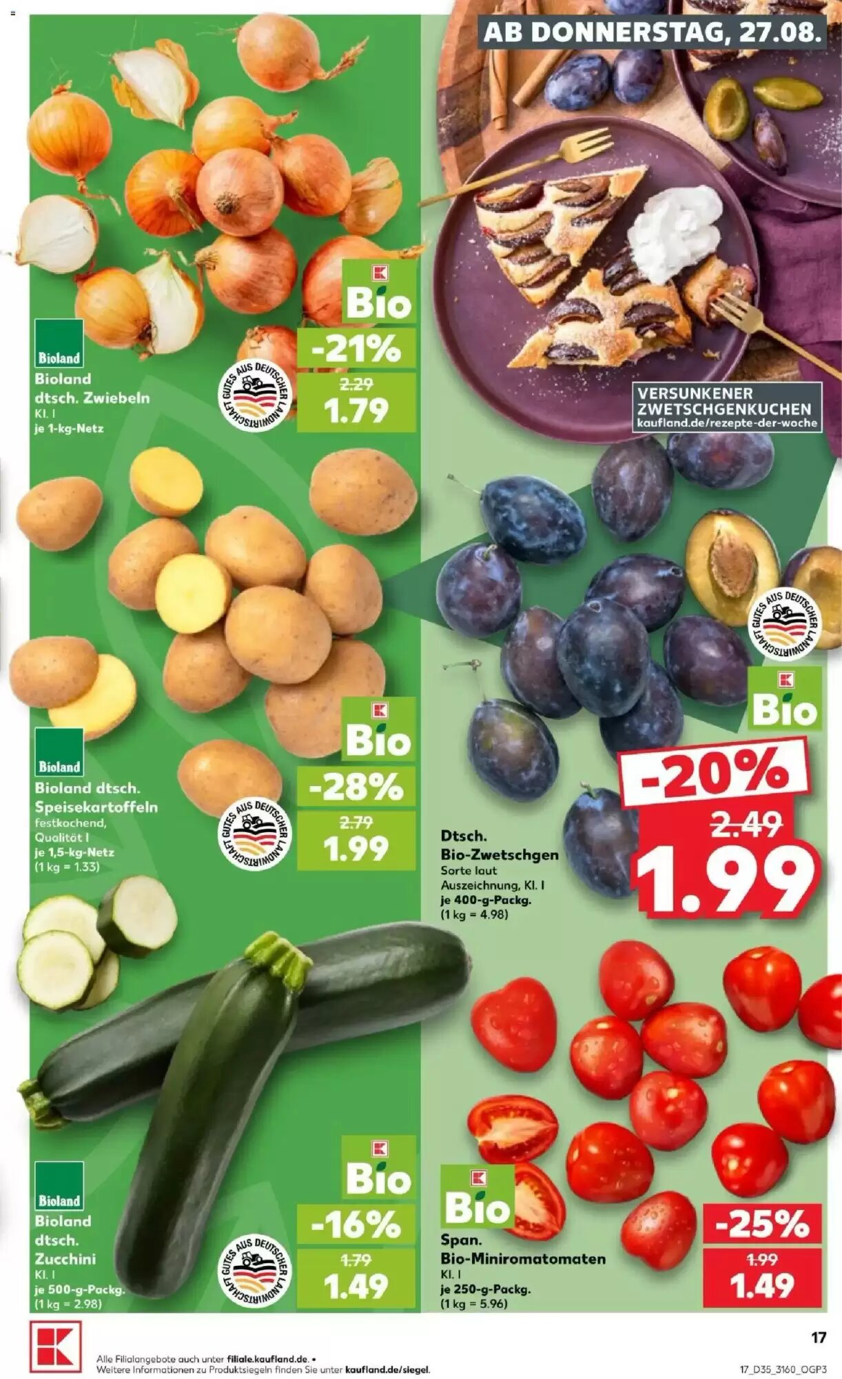 Kaufland Prospekt (ab 27.08.2026) zum Blättern - Seite 17