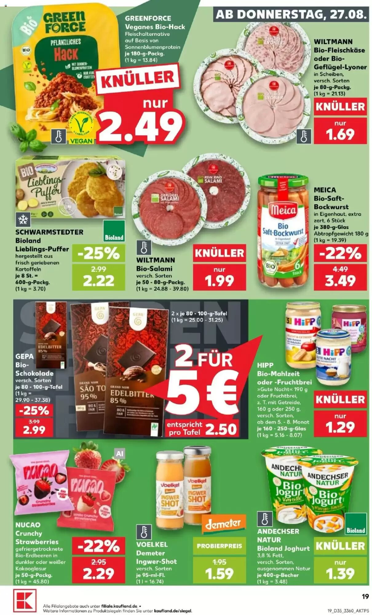 Kaufland Prospekt (ab 27.08.2026) zum Blättern - Seite 19