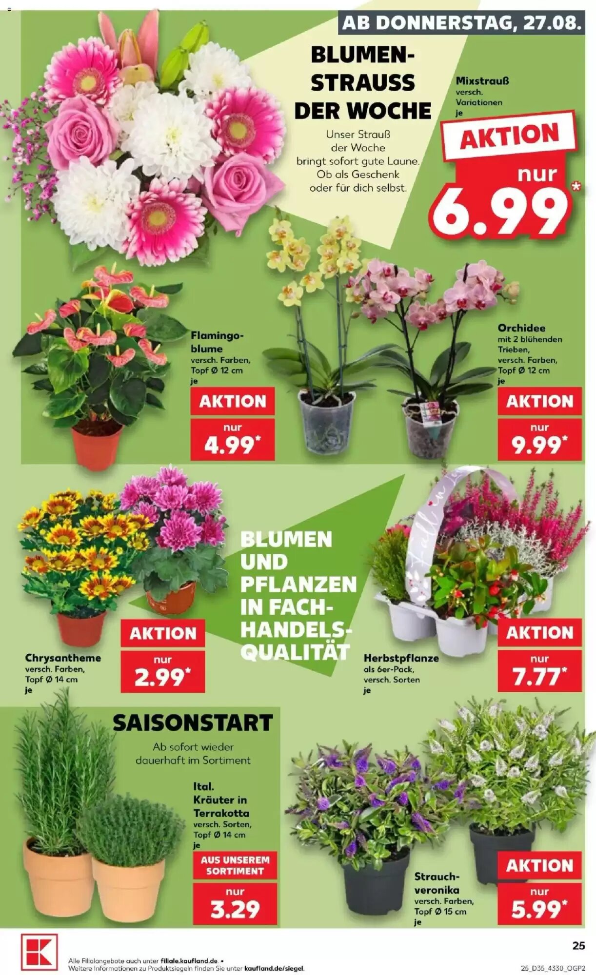 Kaufland Prospekt (ab 27.08.2026) zum Blättern - Seite 25