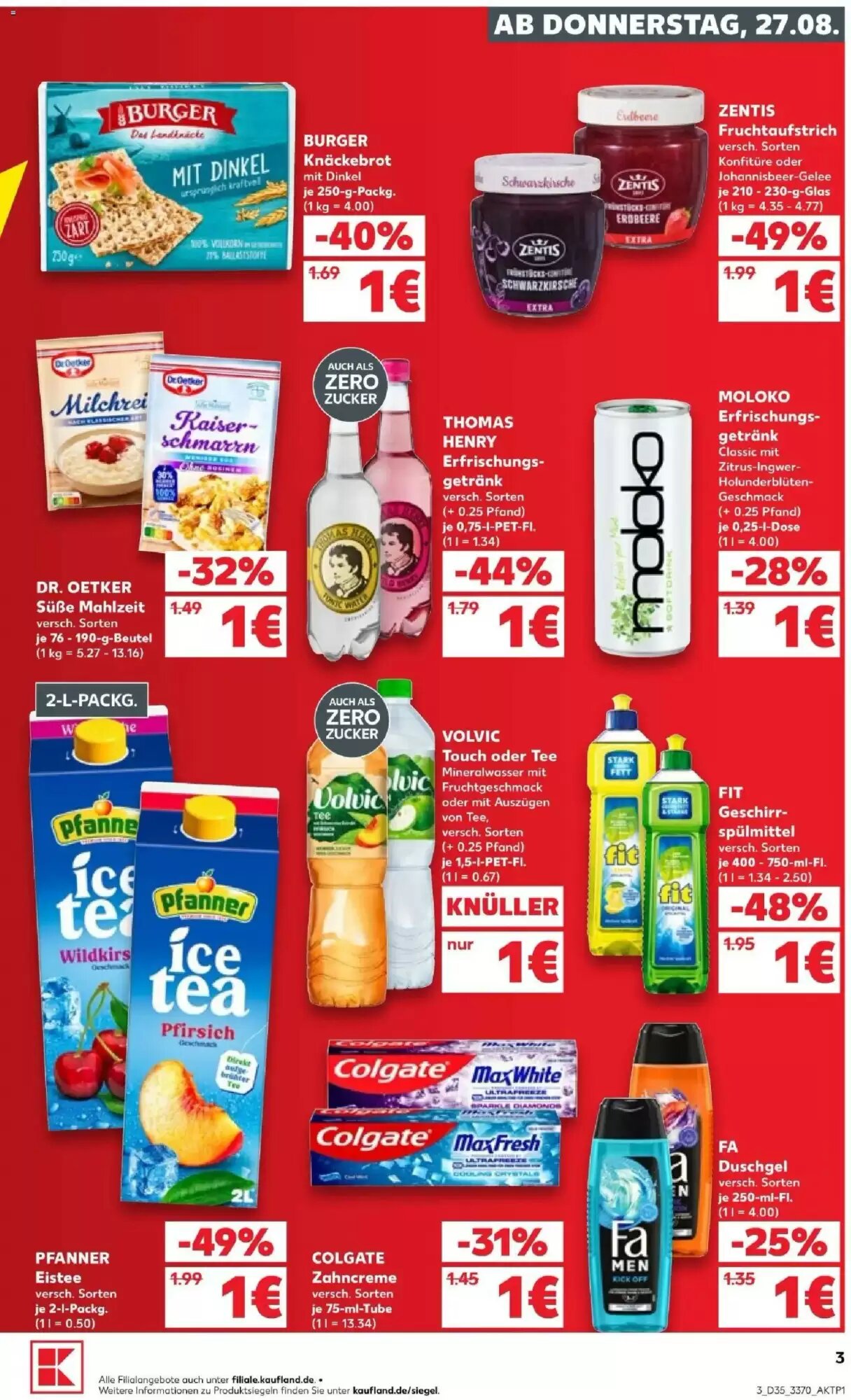 Kaufland Prospekt (ab 27.08.2026) zum Blättern - Seite 3