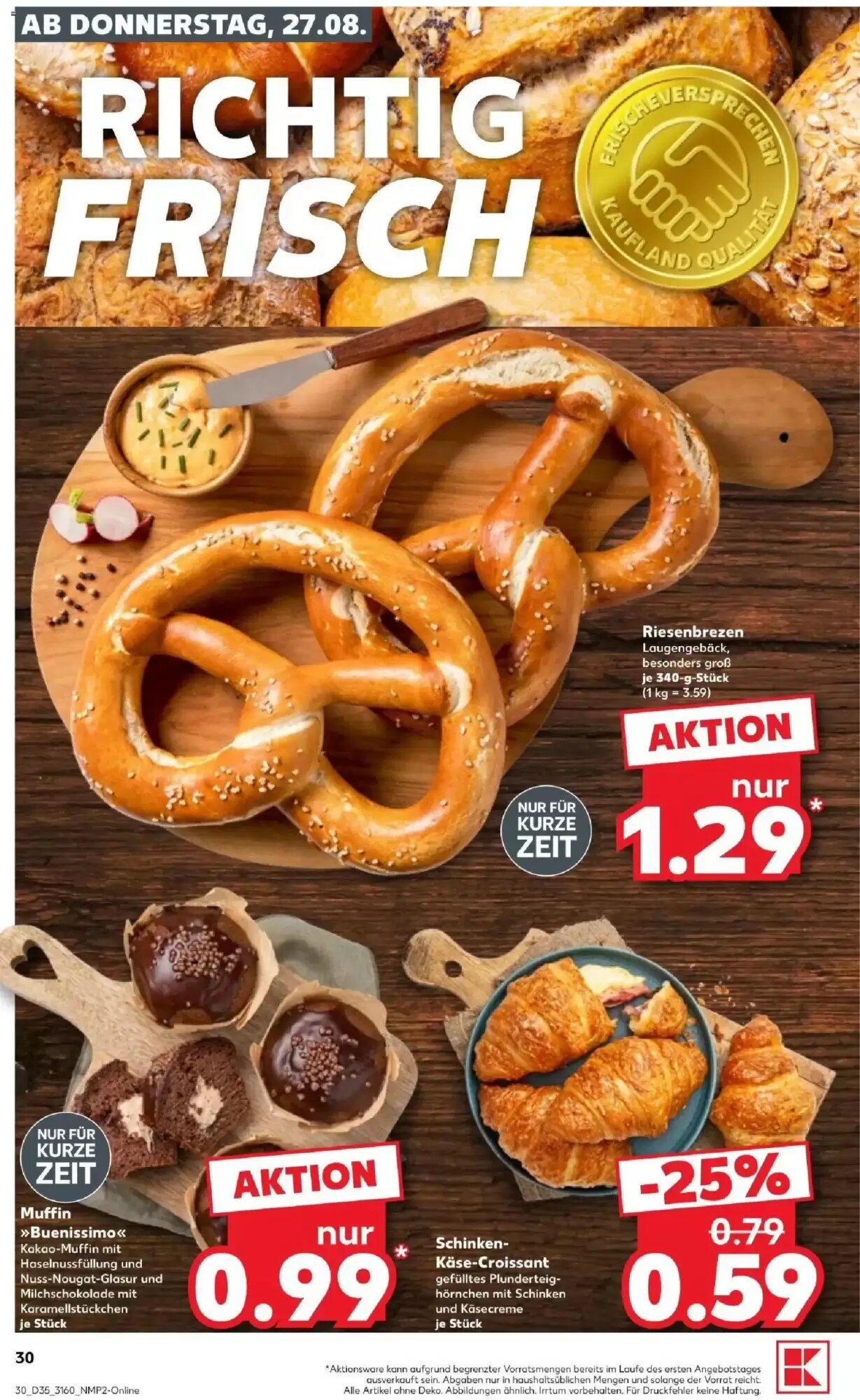 Kaufland Prospekt (ab 27.08.2026) zum Blättern - Seite 30