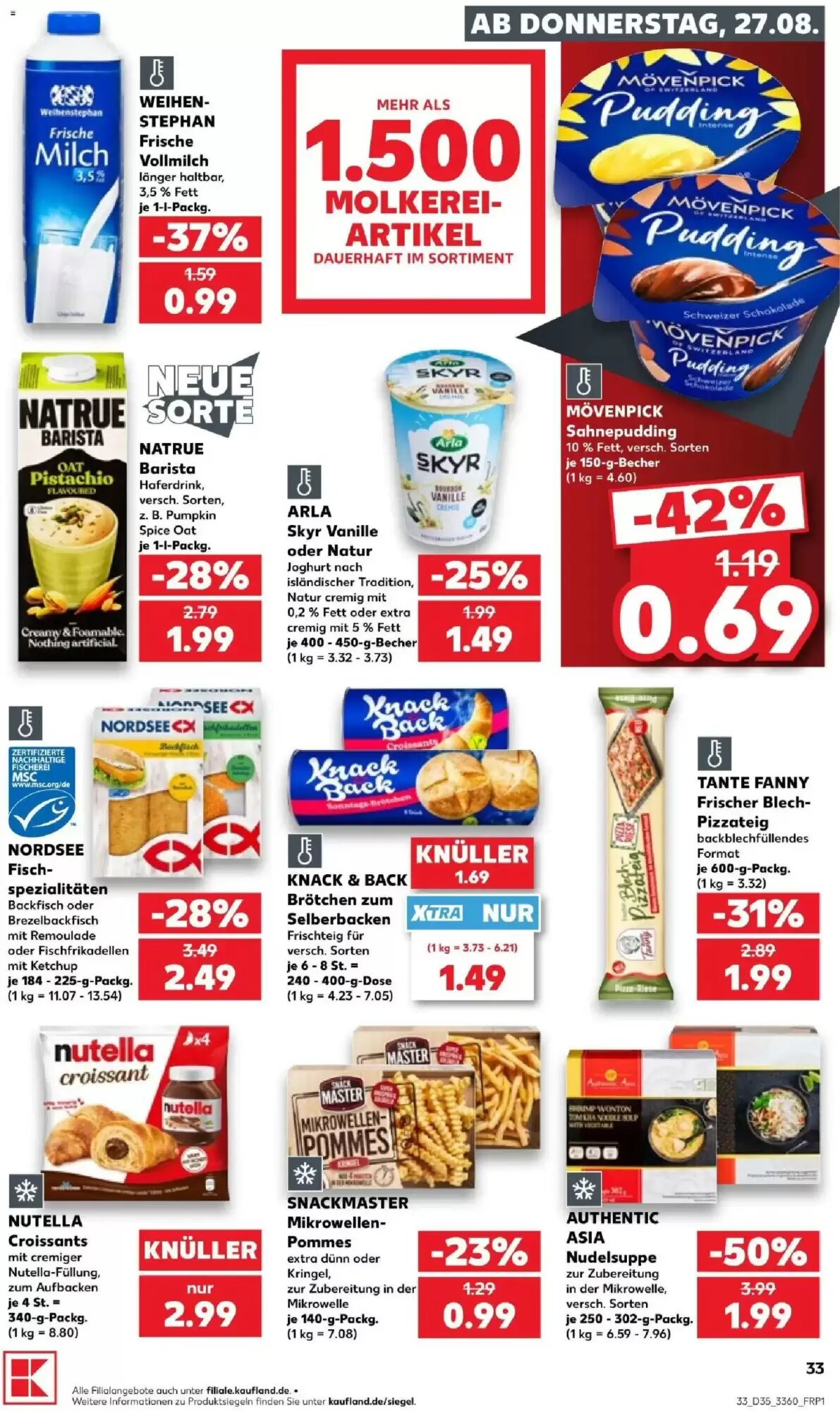 Kaufland Prospekt (ab 27.08.2026) zum Blättern - Seite 33