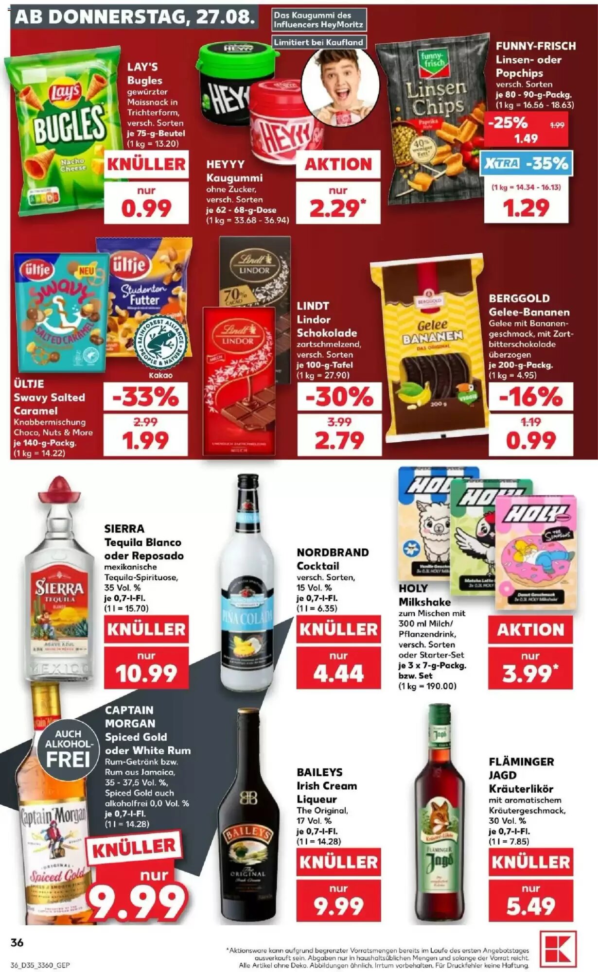 Kaufland Prospekt (ab 27.08.2026) zum Blättern - Seite 36