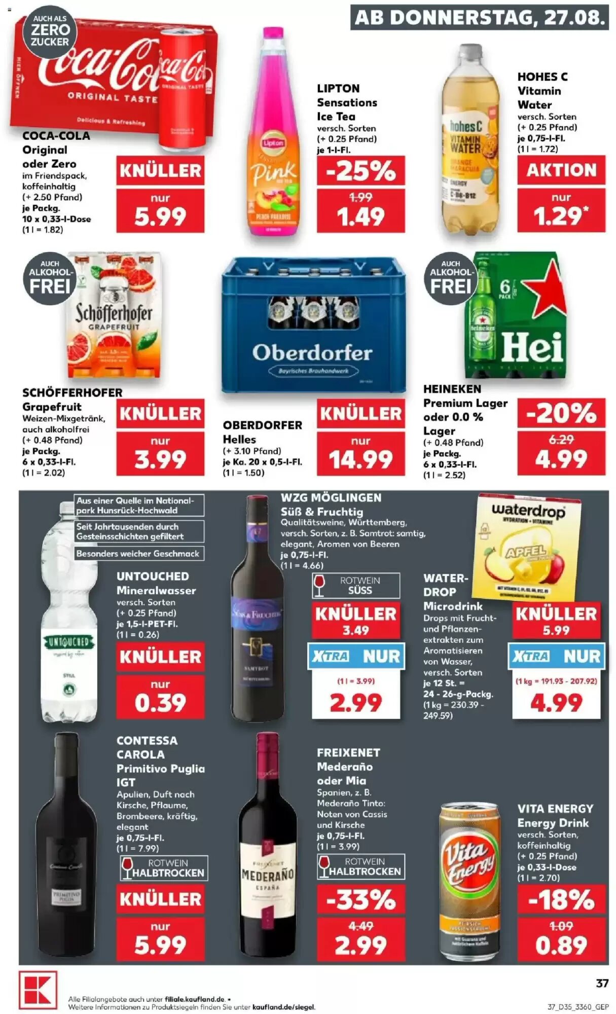 Kaufland Prospekt (ab 27.08.2026) zum Blättern - Seite 37