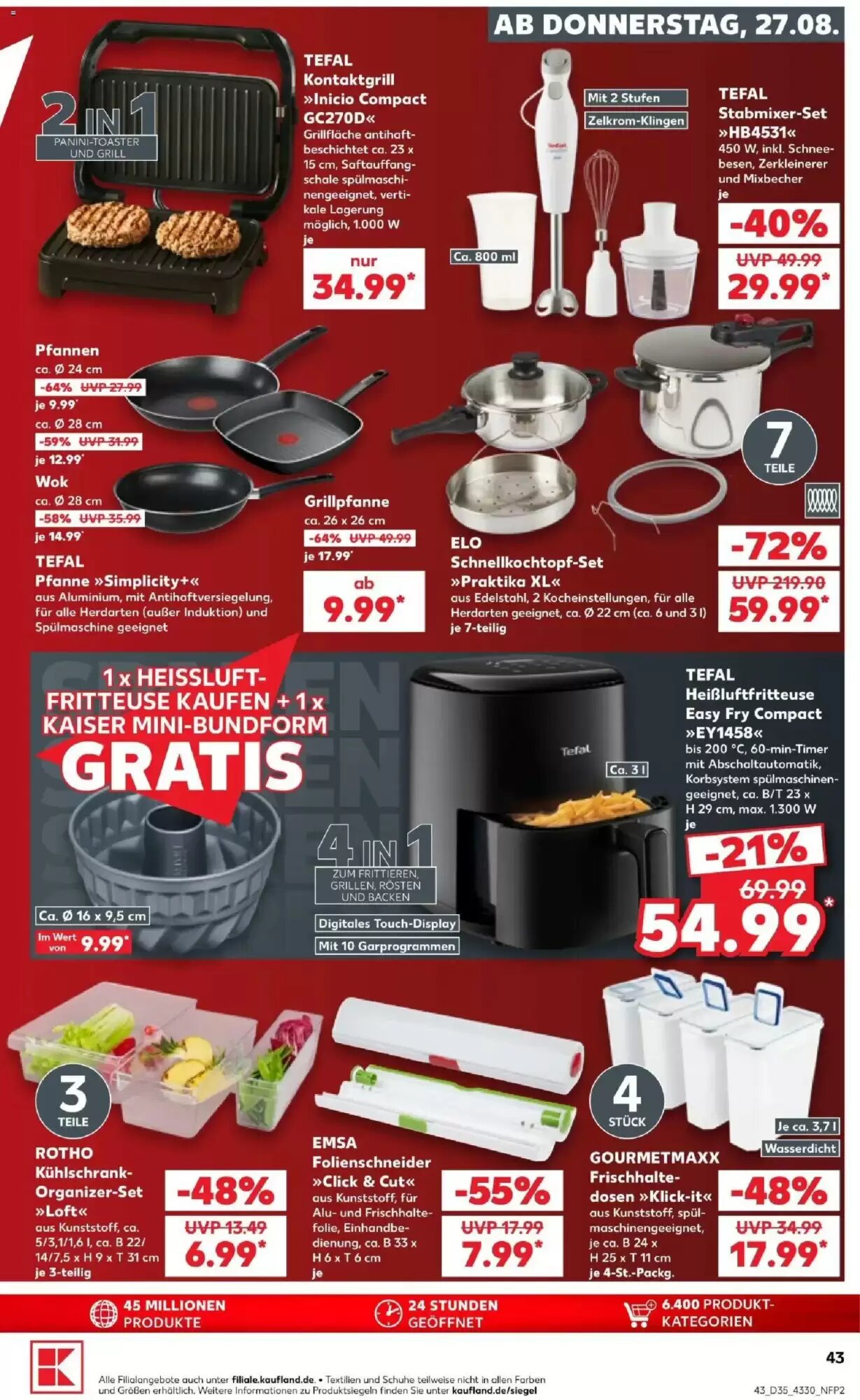 Kaufland Prospekt (ab 27.08.2026) zum Blättern - Seite 43