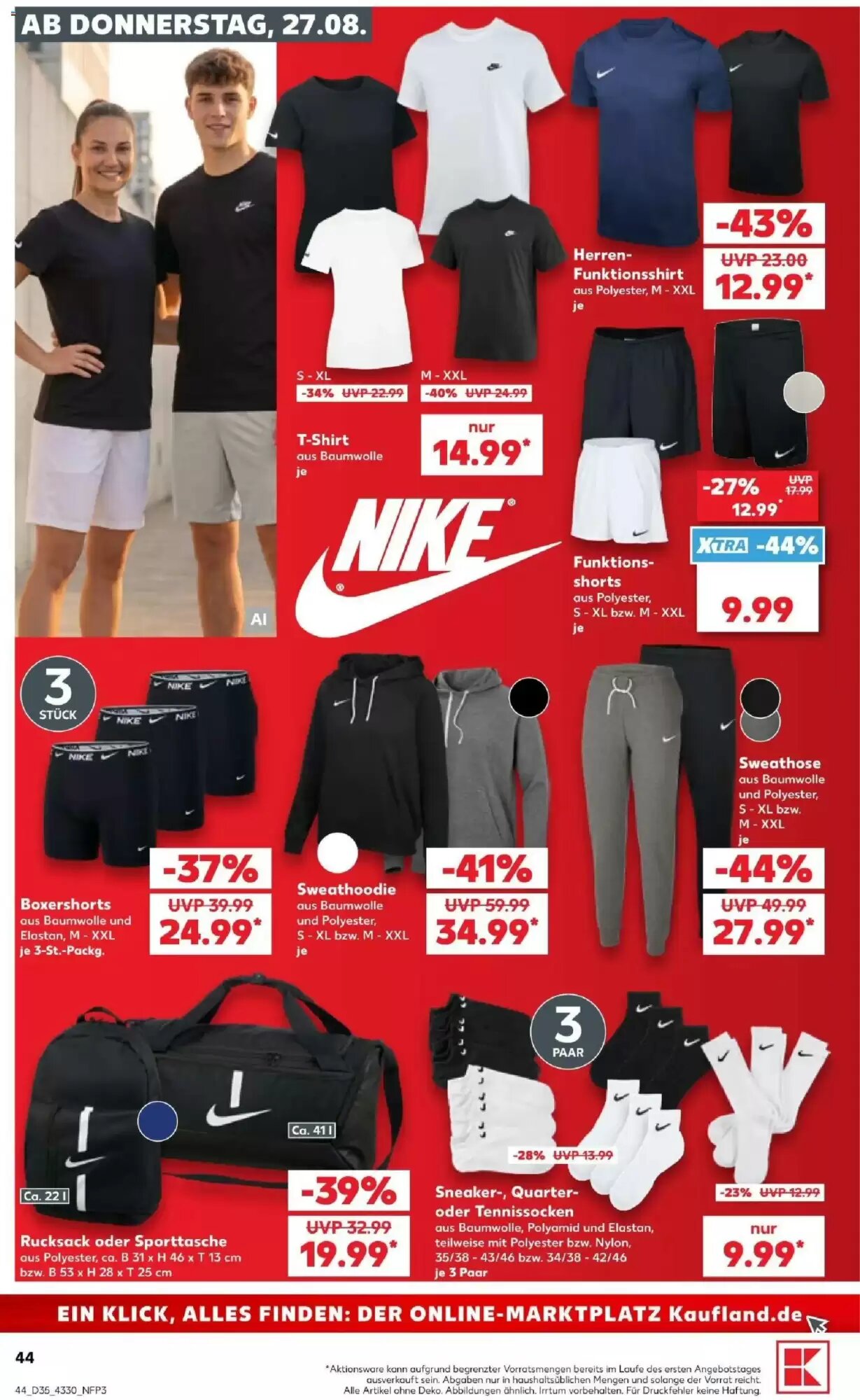 Kaufland Prospekt (ab 27.08.2026) zum Blättern - Seite 44