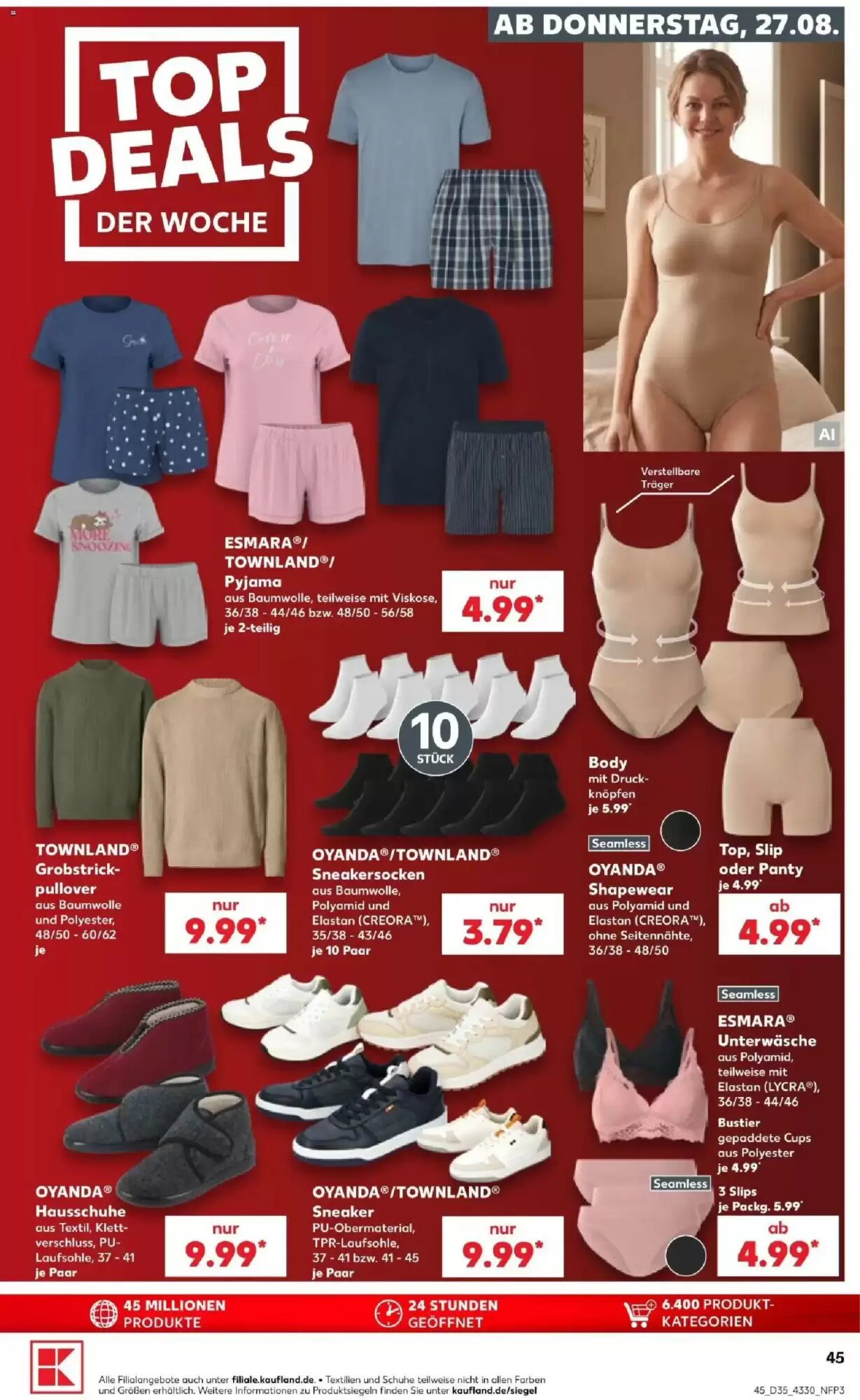 Kaufland Prospekt (ab 27.08.2026) zum Blättern - Seite 45
