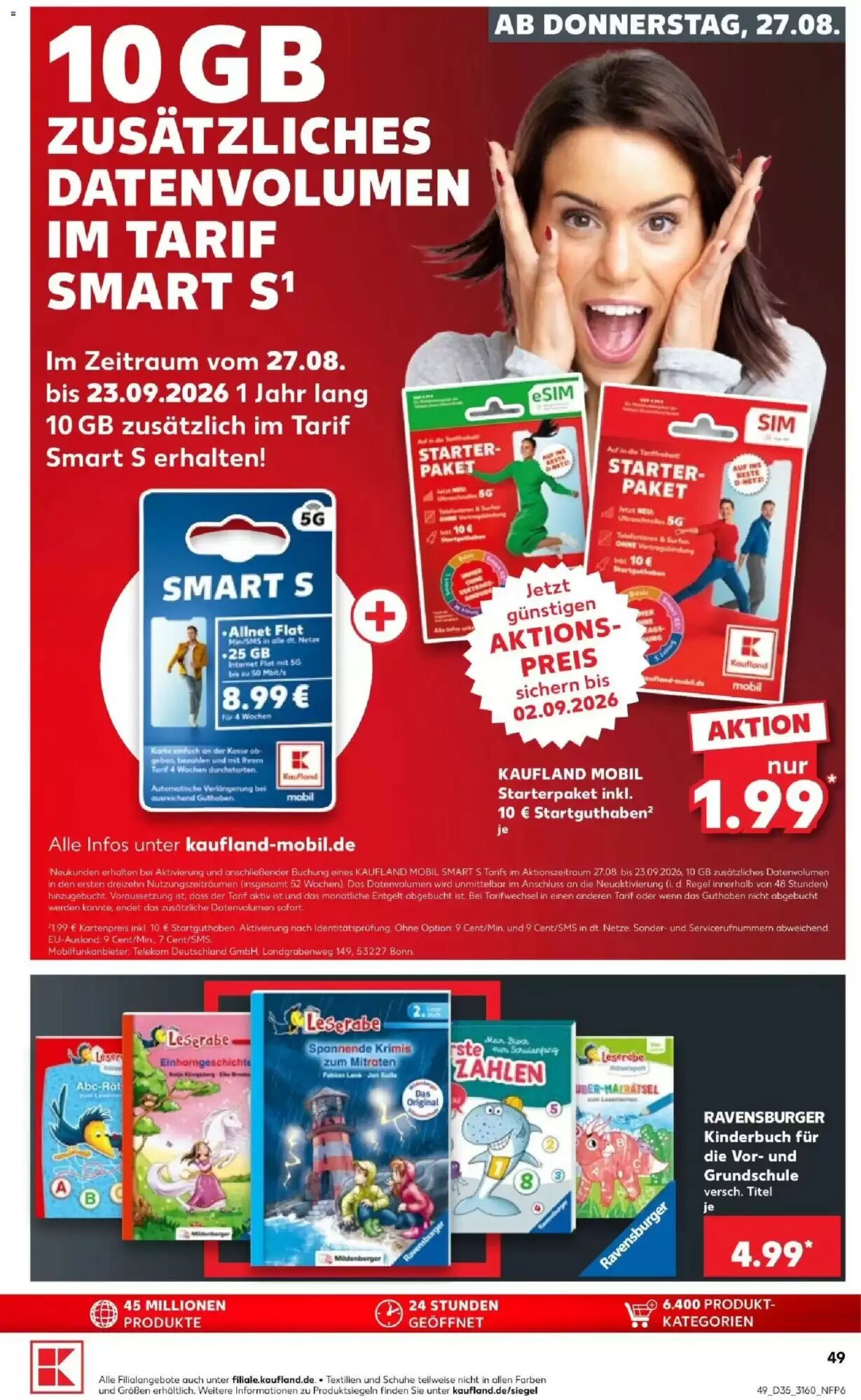Kaufland Prospekt (ab 27.08.2026) zum Blättern - Seite 49