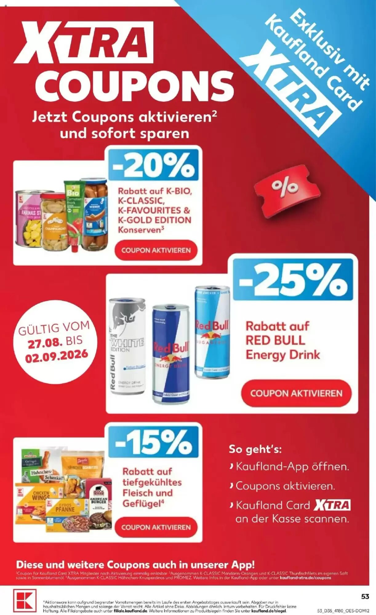 Kaufland Prospekt (ab 27.08.2026) zum Blättern - Seite 53