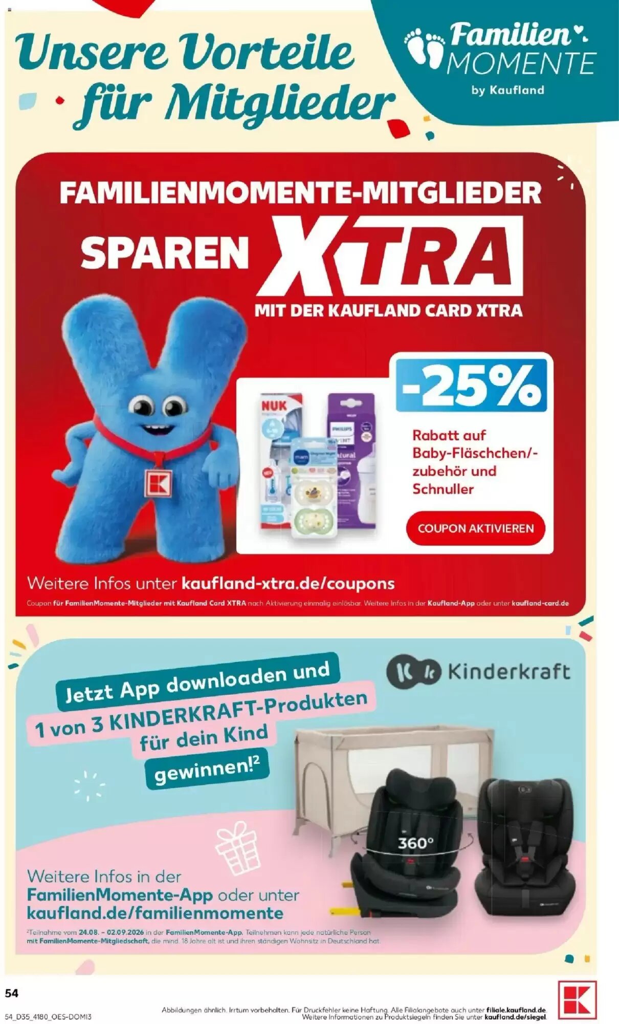 Kaufland Prospekt (ab 27.08.2026) zum Blättern - Seite 54