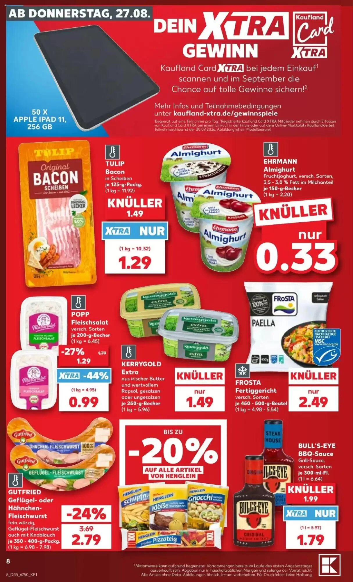 Kaufland Prospekt (ab 27.08.2026) zum Blättern - Seite 8