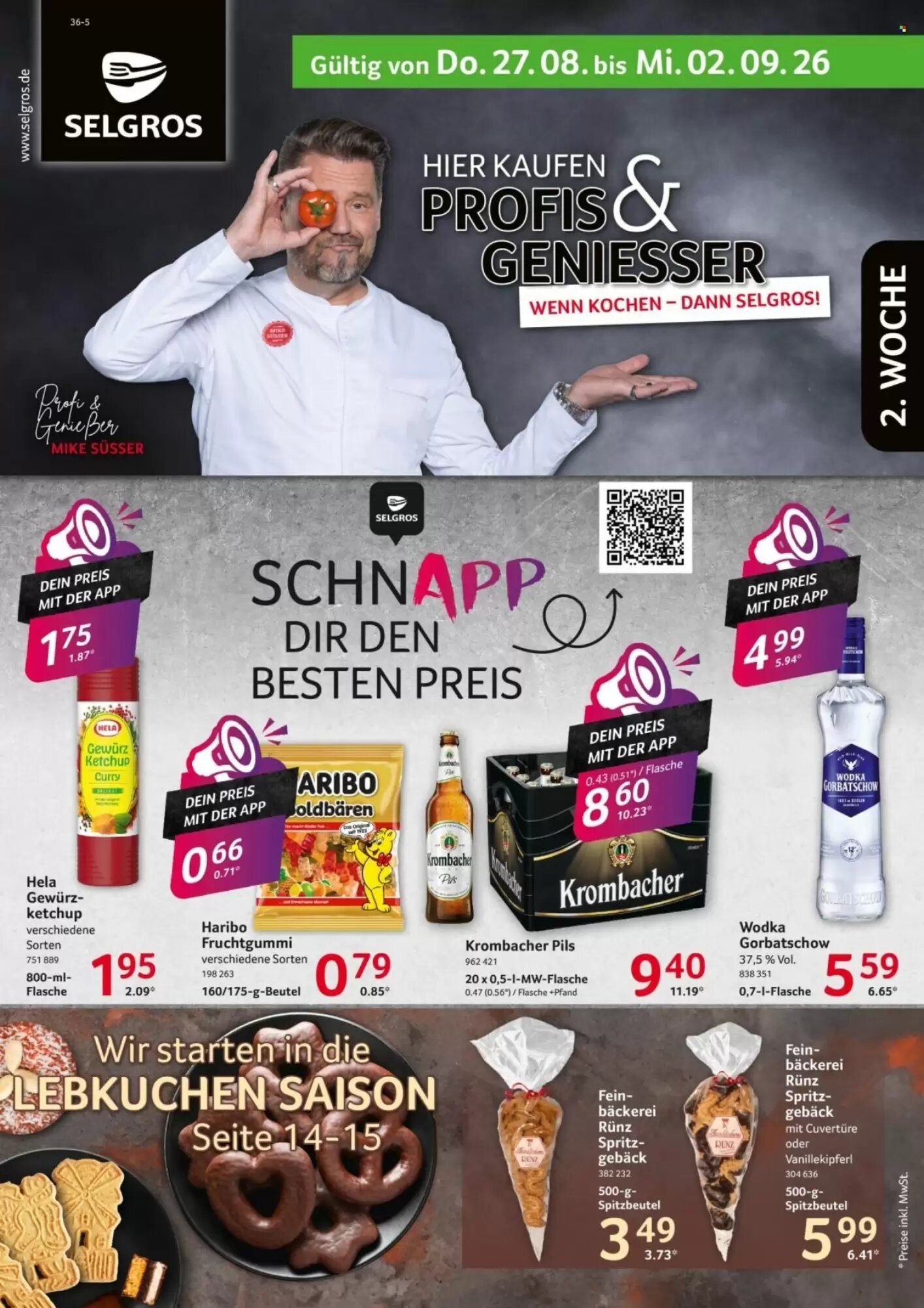 Selgros Prospekt (ab 27.08.2026) zum Blättern - Seite 1