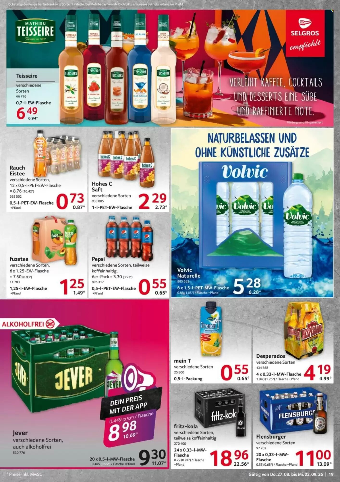 Selgros Prospekt (ab 27.08.2026) zum Blättern - Seite 19