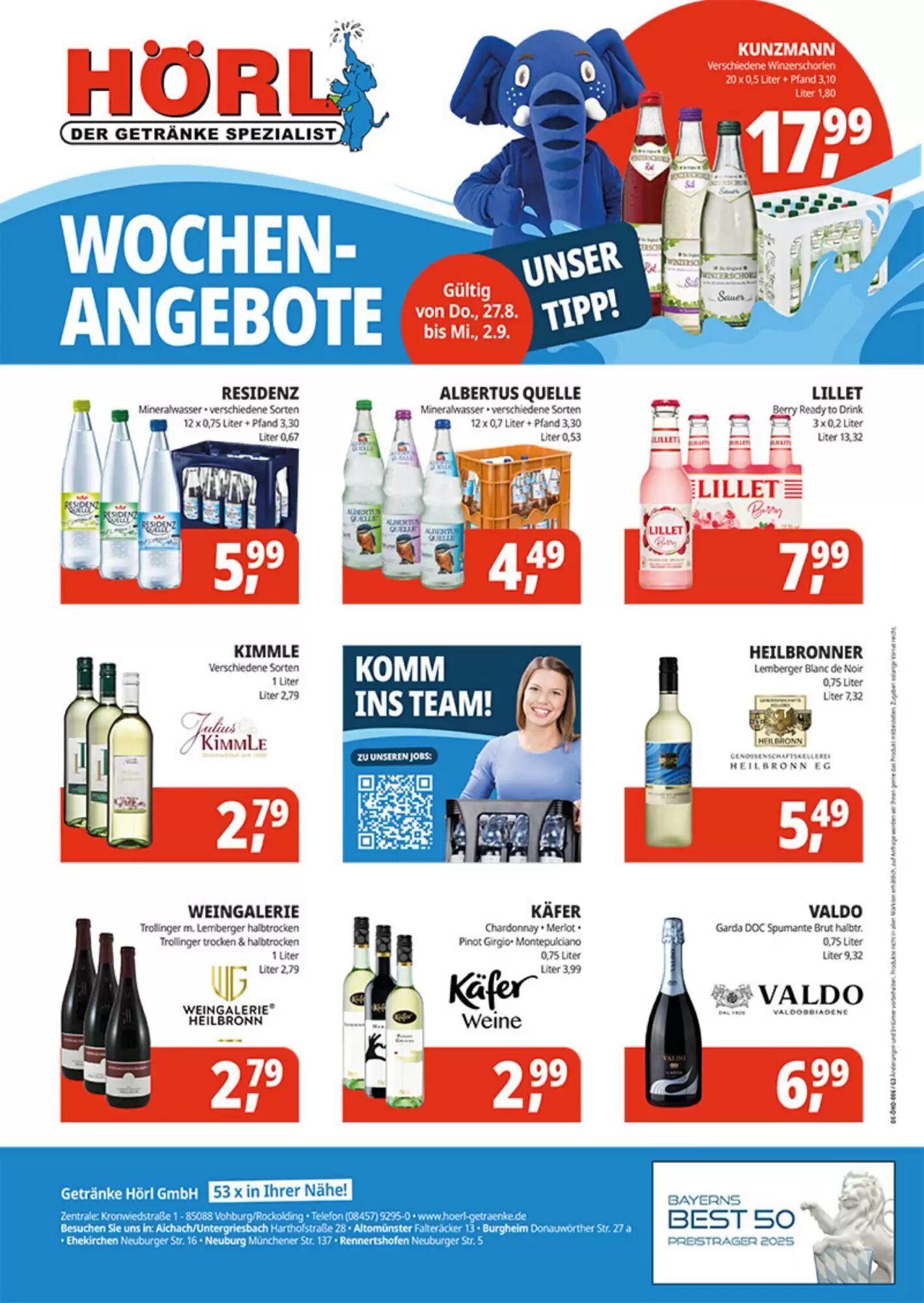 Hörl Getränke Prospekt (ab 27.08.2026) zum Blättern - Seite 2