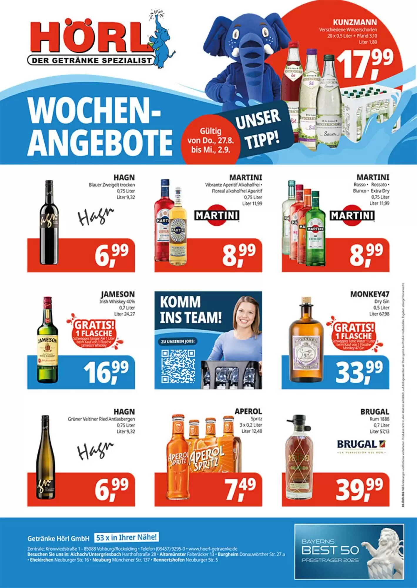 Hörl Getränke Prospekt (ab 27.08.2026) zum Blättern - Seite 3