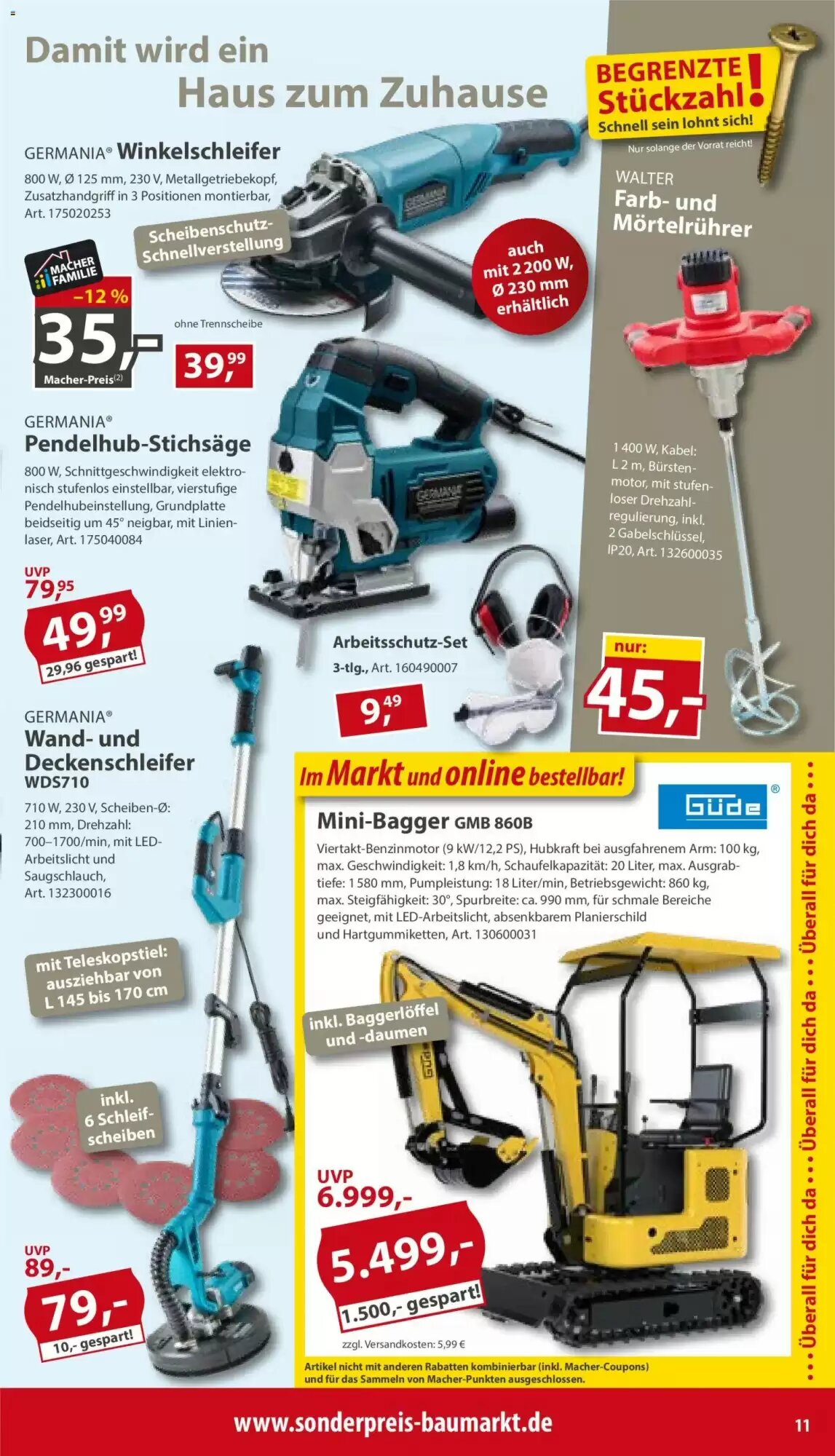 Sonderpreis Baumarkt Prospekt (ab 29.08.2026) zum Blättern - Seite 11