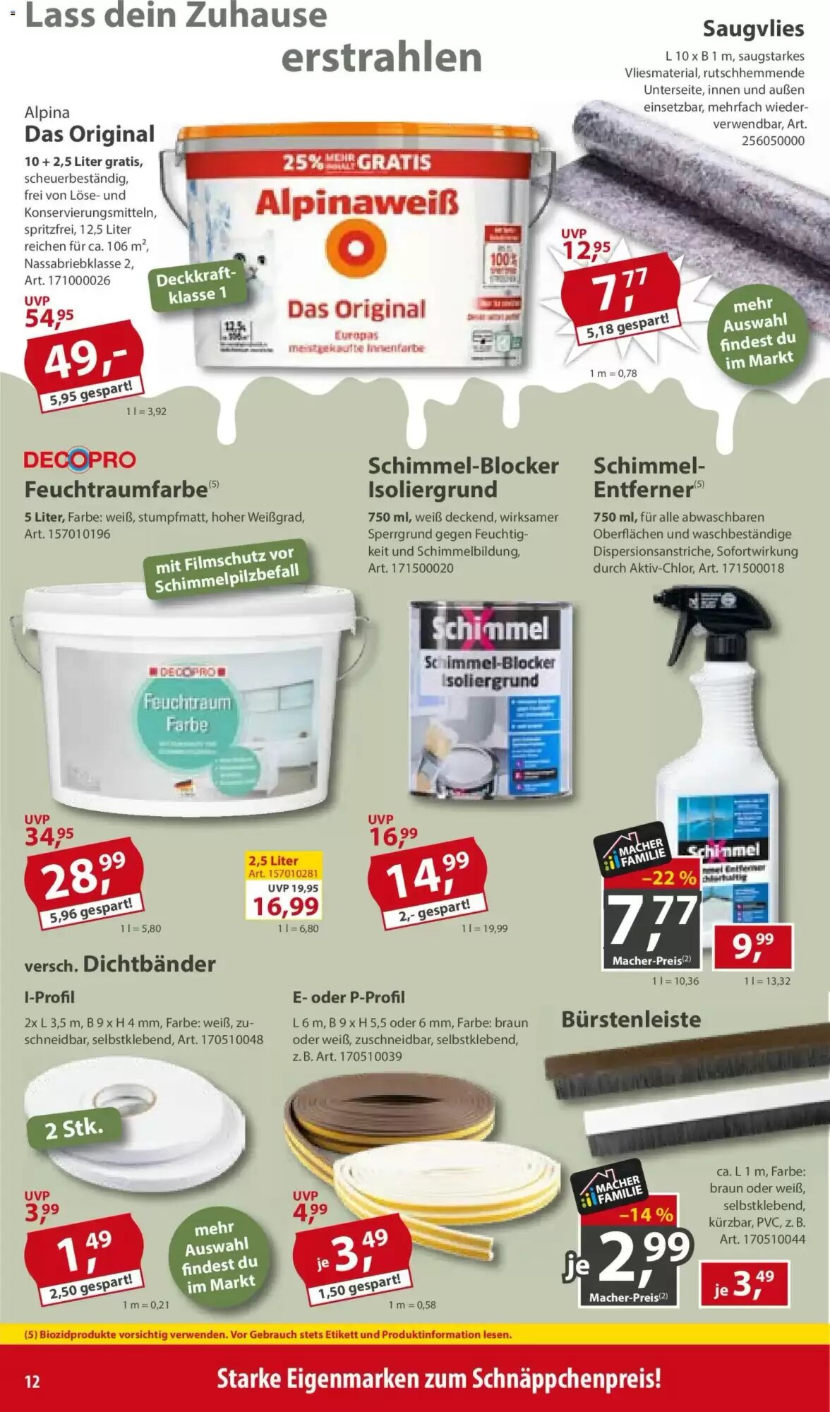 Sonderpreis Baumarkt Prospekt (ab 29.08.2026) zum Blättern - Seite 12