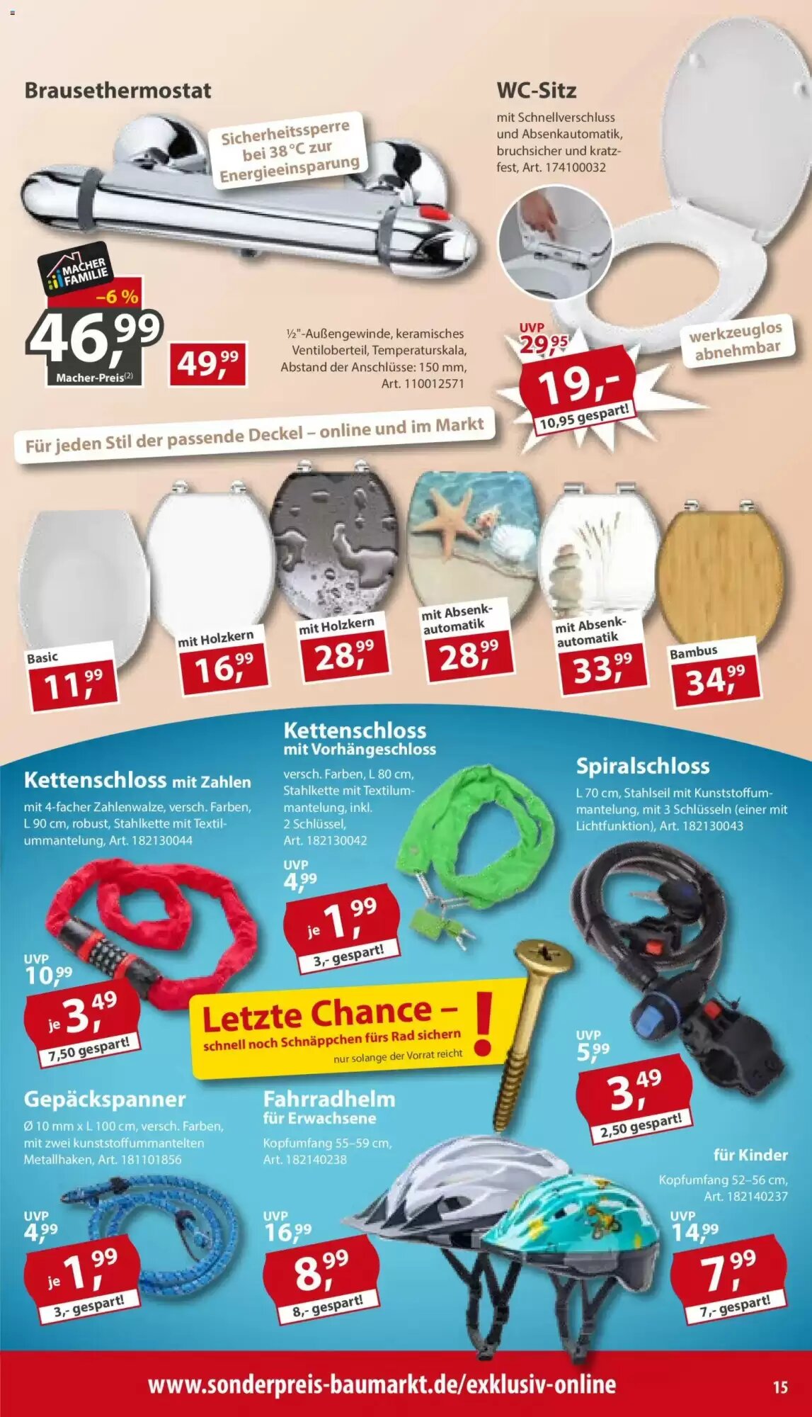 Sonderpreis Baumarkt Prospekt (ab 29.08.2026) zum Blättern - Seite 15