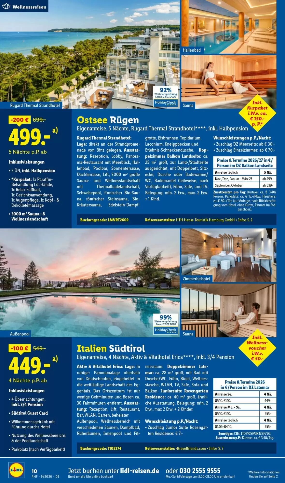 Lidl Reisen Prospekt (ab 29.08.2026) zum Blättern - Seite 10