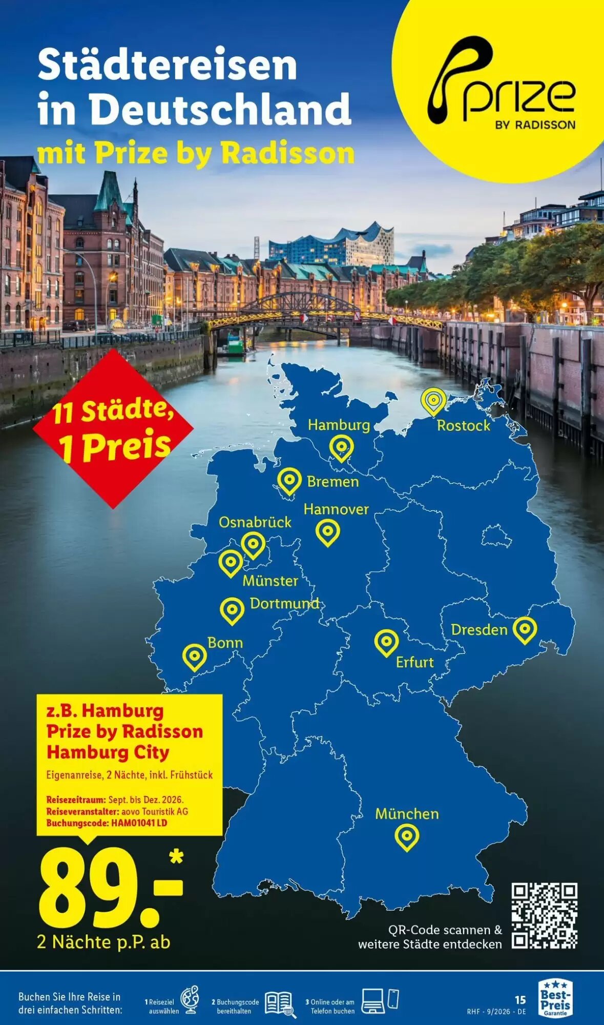 Lidl Reisen Prospekt (ab 29.08.2026) zum Blättern - Seite 15