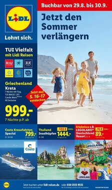 Lidl Reisen Prospekt (ab 29.08.2026) zum Blättern